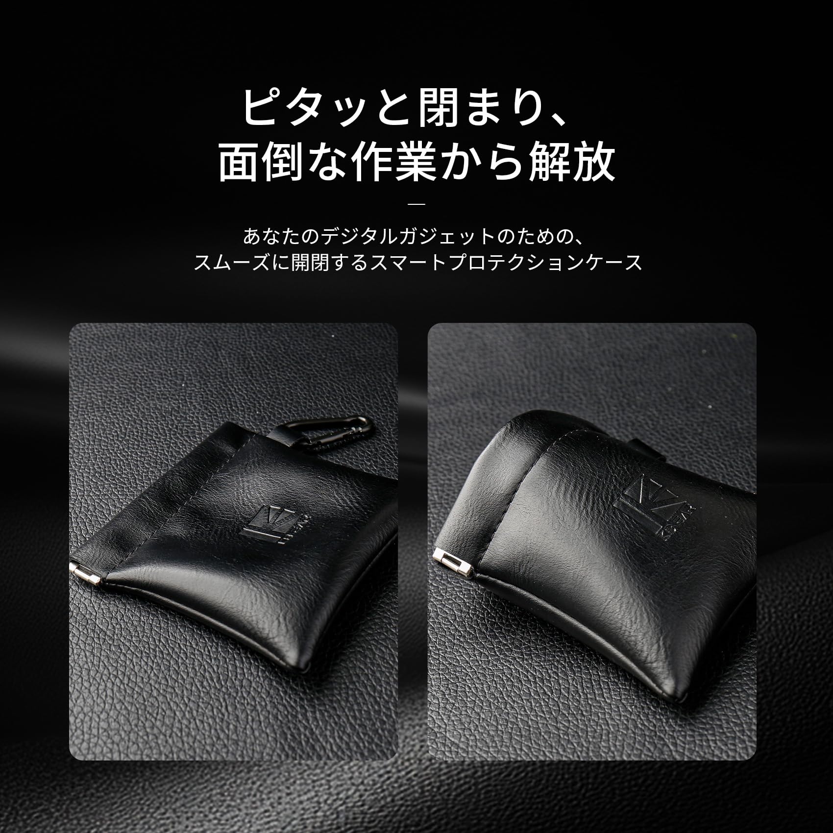 Amazon | KBEAR BP01Plusイヤホンポーチ 大容量・カラビナ付き