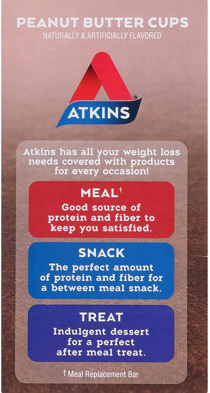 Atkins Endulge Peanut Butter Cups Pack, 26.4 Ounce (Pack of 44)