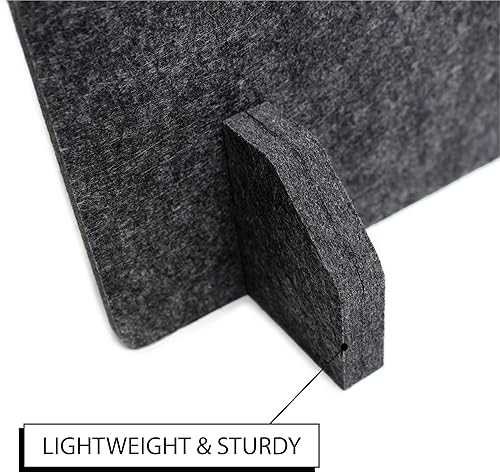 Miniatura 6 de Planche Divisor acústico de escritorio independiente  Panel de privacidad de escritorio con reducción de ruido  Partición de muebles de biblioteca y