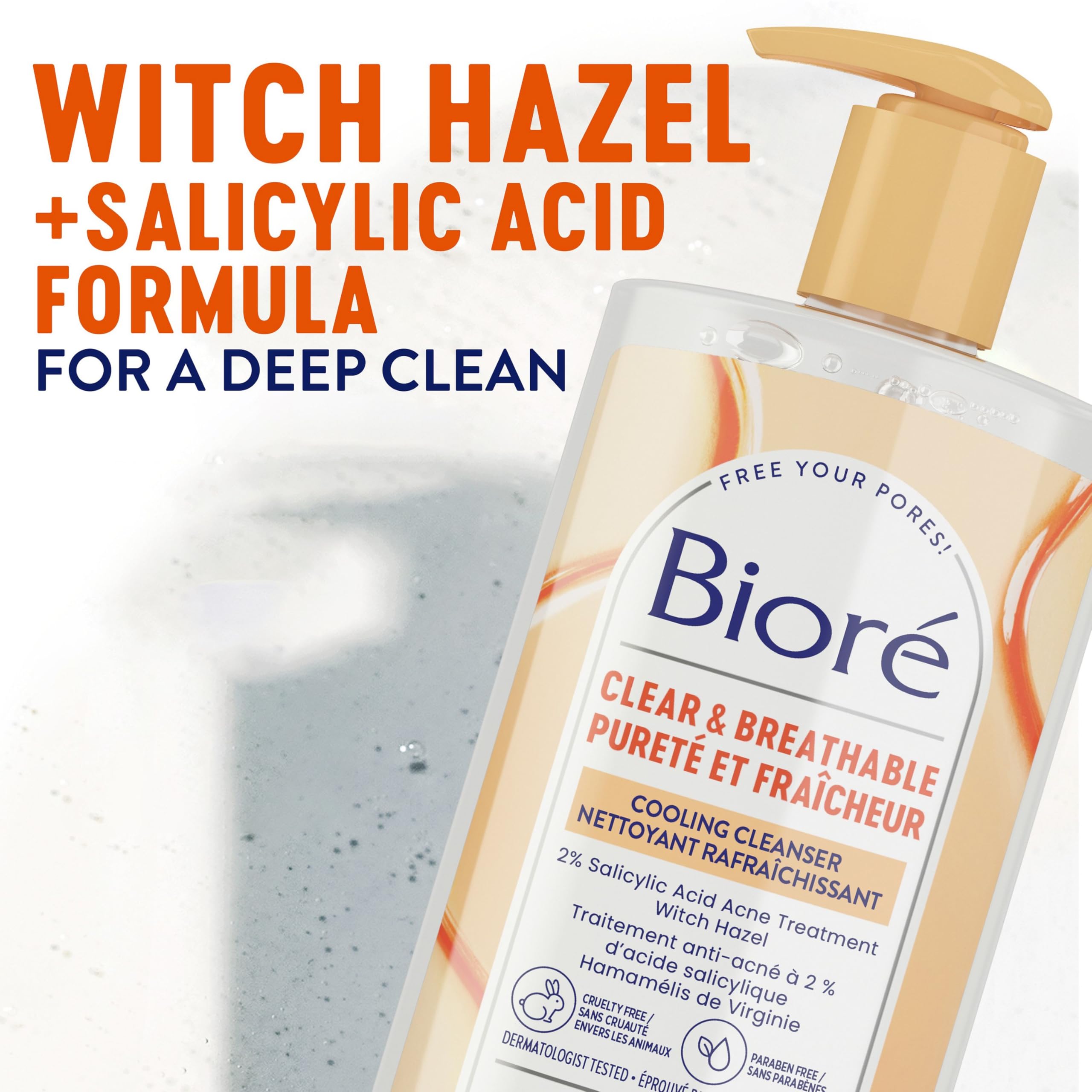 Bioré Clear & Breathable Pore Clarifying Cooling Cleanser