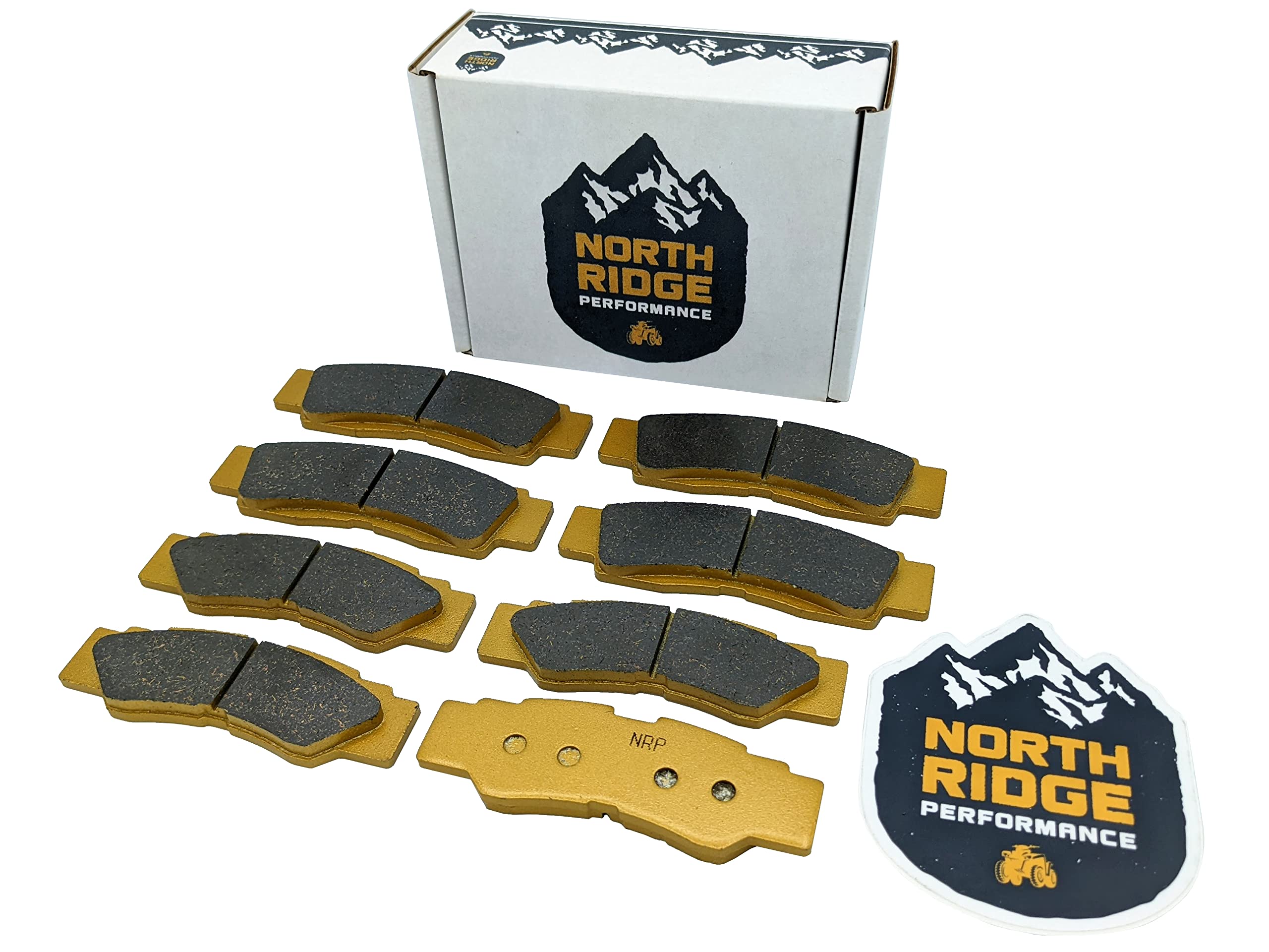 Traild Yamaha YXZ 1000 R SS SE XTR Ceramic Brake Pad Set Front & Rear 2016, 2017, 2018, 2019, 2020, 2021, 2022, 2023