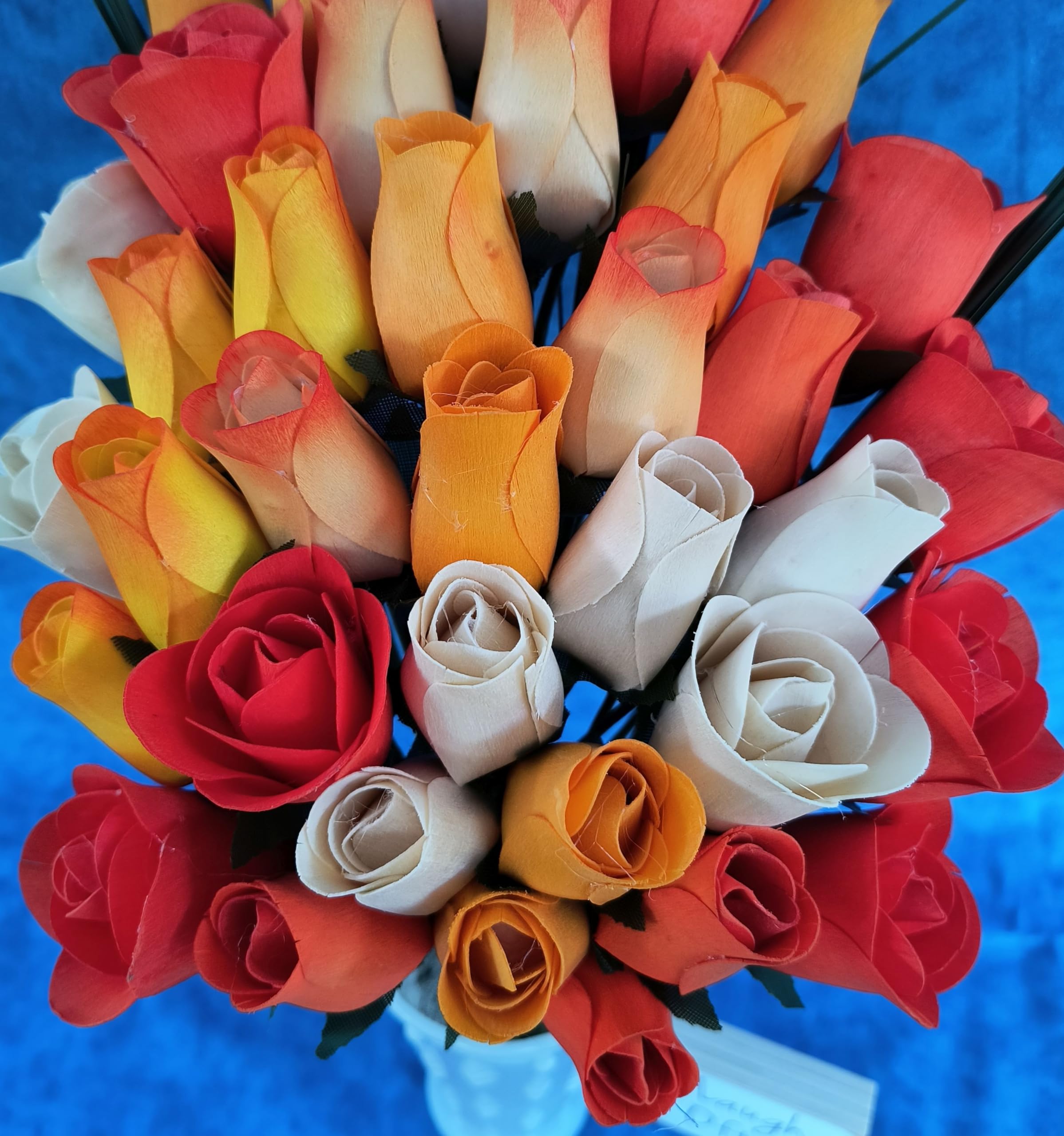 Amazon｜The Original Wooden Rose Deluxe Orange Cream Sicle Themed
