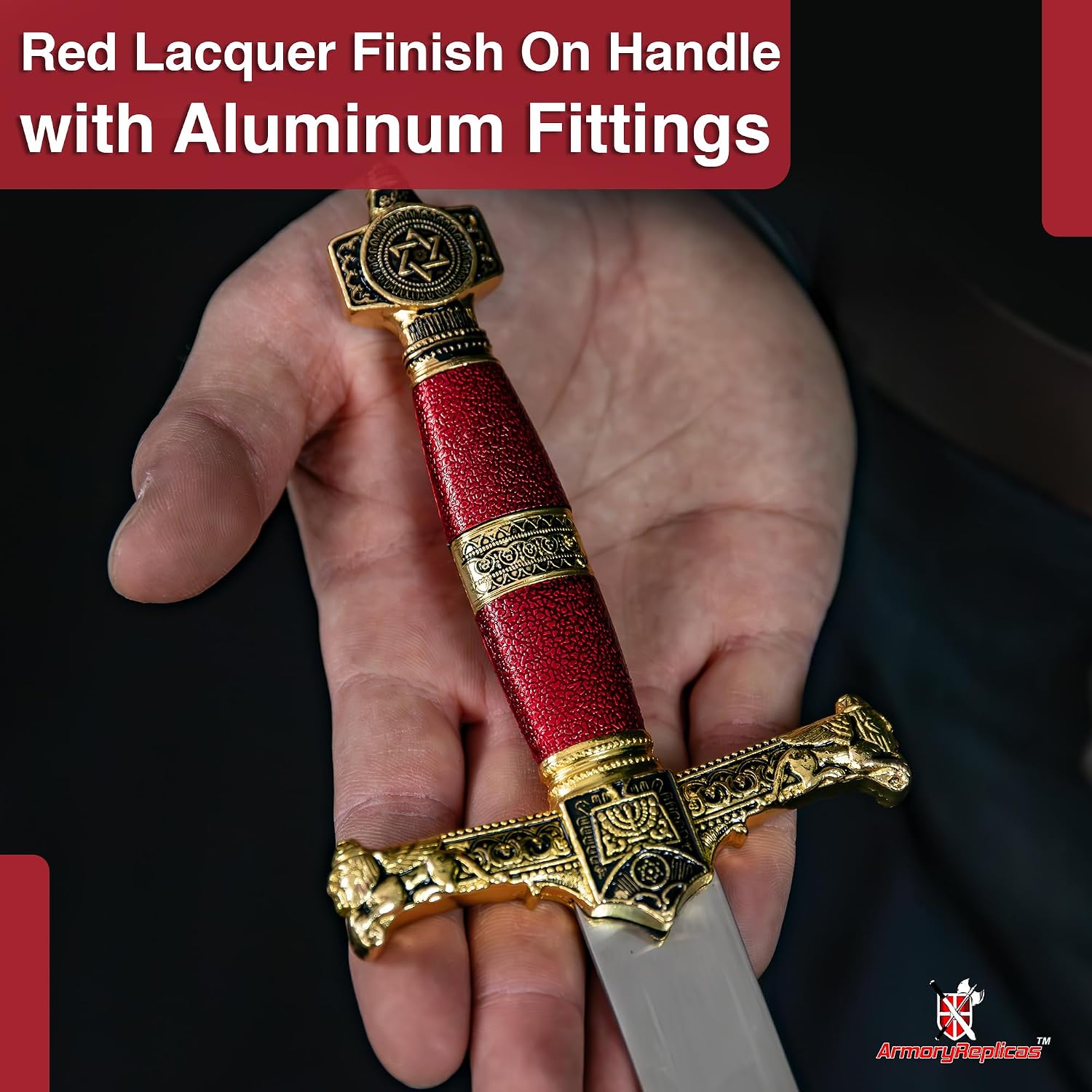 Armory Replicas™ - King Solomon Medieval Crusader Daggers - Perfect for Reenactment