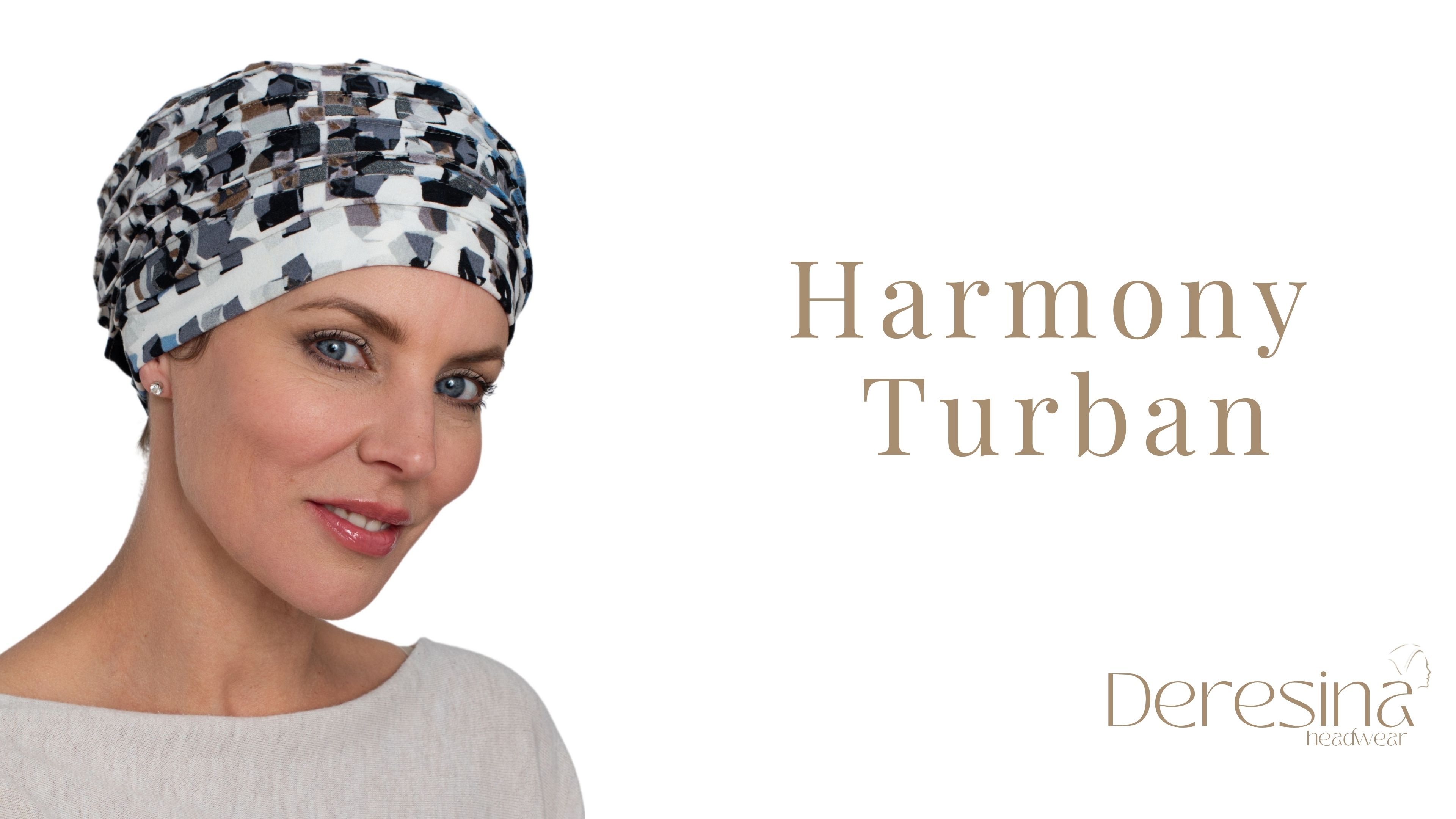 Turban Bohème Chic En Bambou Pour Chimiothérapie - Bonnet Doux Et Élégant Deresina, Coiffe Confortable Avec Bandeau Exclusif