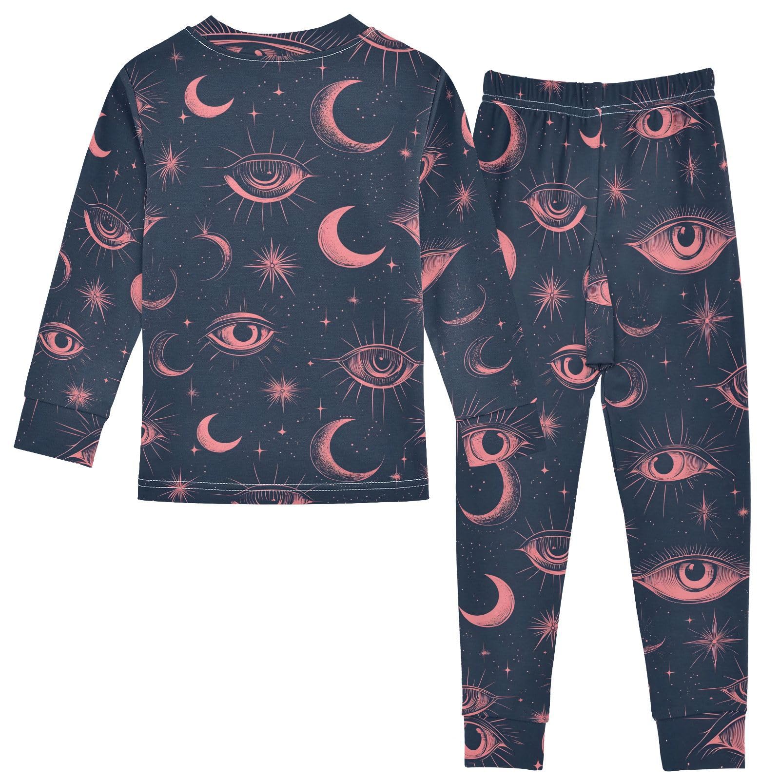 UMIRIKO Mandala Moon Sun Eyes Pajamas Sets Sleepwear Long Sleeve 2 pcs Clothes Pjs Set 4T 202b8434