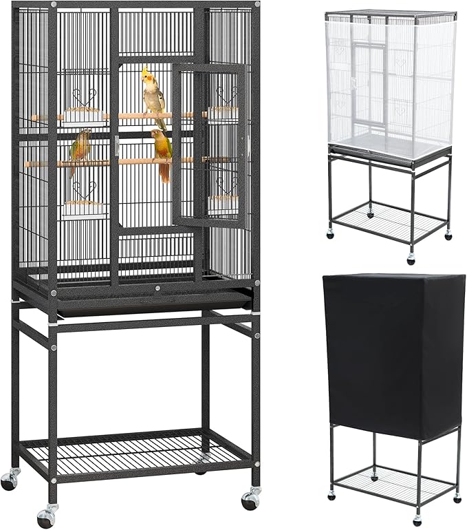 YITAHOME 53 inches Birdcage Cover and Bird Cage Seed