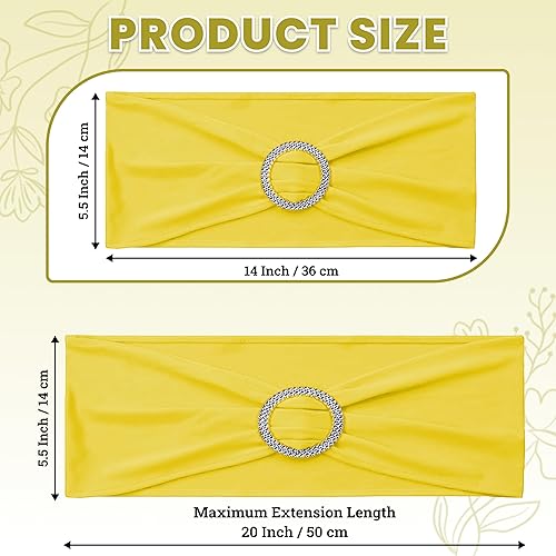 Miniatura 2 de MDS - Paquete de 25 bandas elásticas de elastano para silla, con lazo de alta calidad, con hebilla deslizante, ajuste universal para lazos elásticos