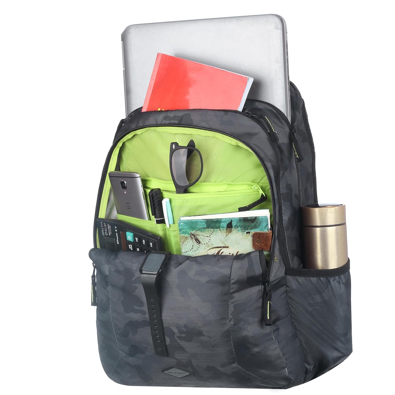 Wildcraft Laptop backpack Multi compartments, front pocket, bottle holder, School bags College bag for women and men, Ideal for school, college, office & travel 13498 (Atlas 45 LP Cloak_Camo Olive) 17 81v f1FNNXL. SL1500
