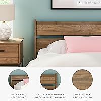 Vista 78 de Signature Design by Ashley Socalle - Cabecero completo, con listones abiertos, color beige natural