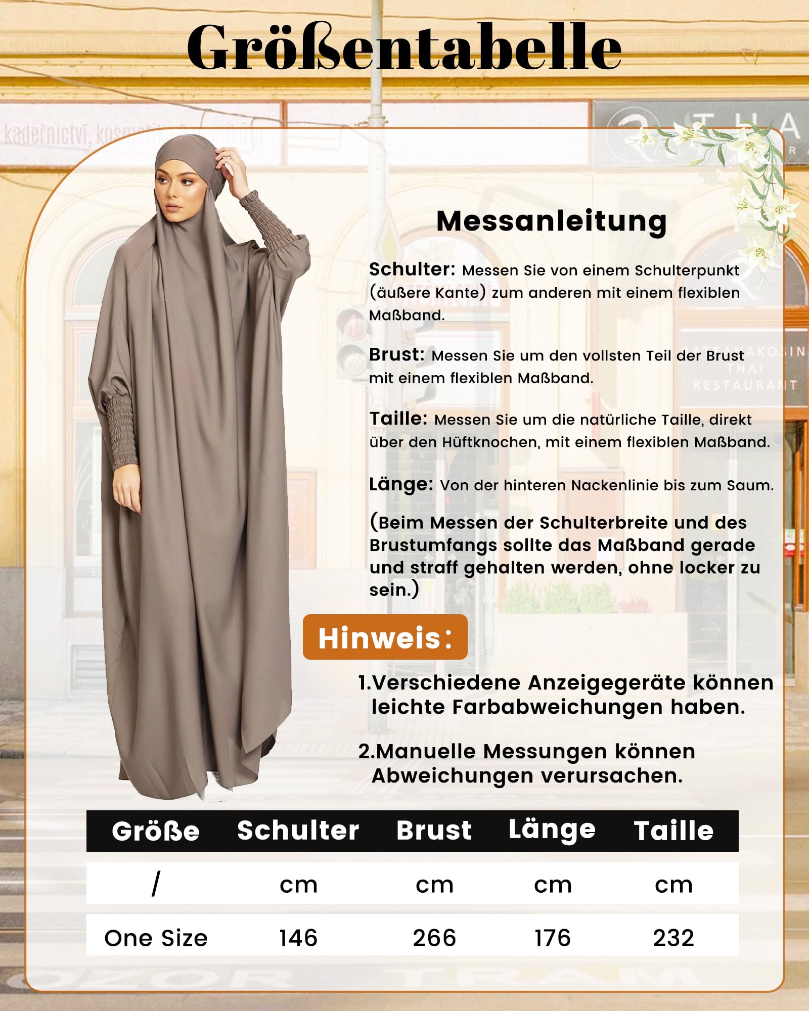 Women One-Piece Muslim Abaya Dubai Islam Hijab Robe Solid Lady Prayer Hoodied African Dress