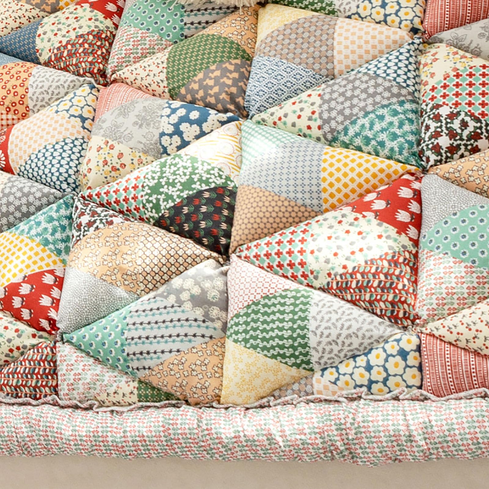 Housse de Protection for Canapé en Coton Garden Chic, Antidérapante Universelle Protège-canapé pour Chiens, Patchwork Housse de Canapé Tapis de Sol(70x210cm(27x83inch), A)