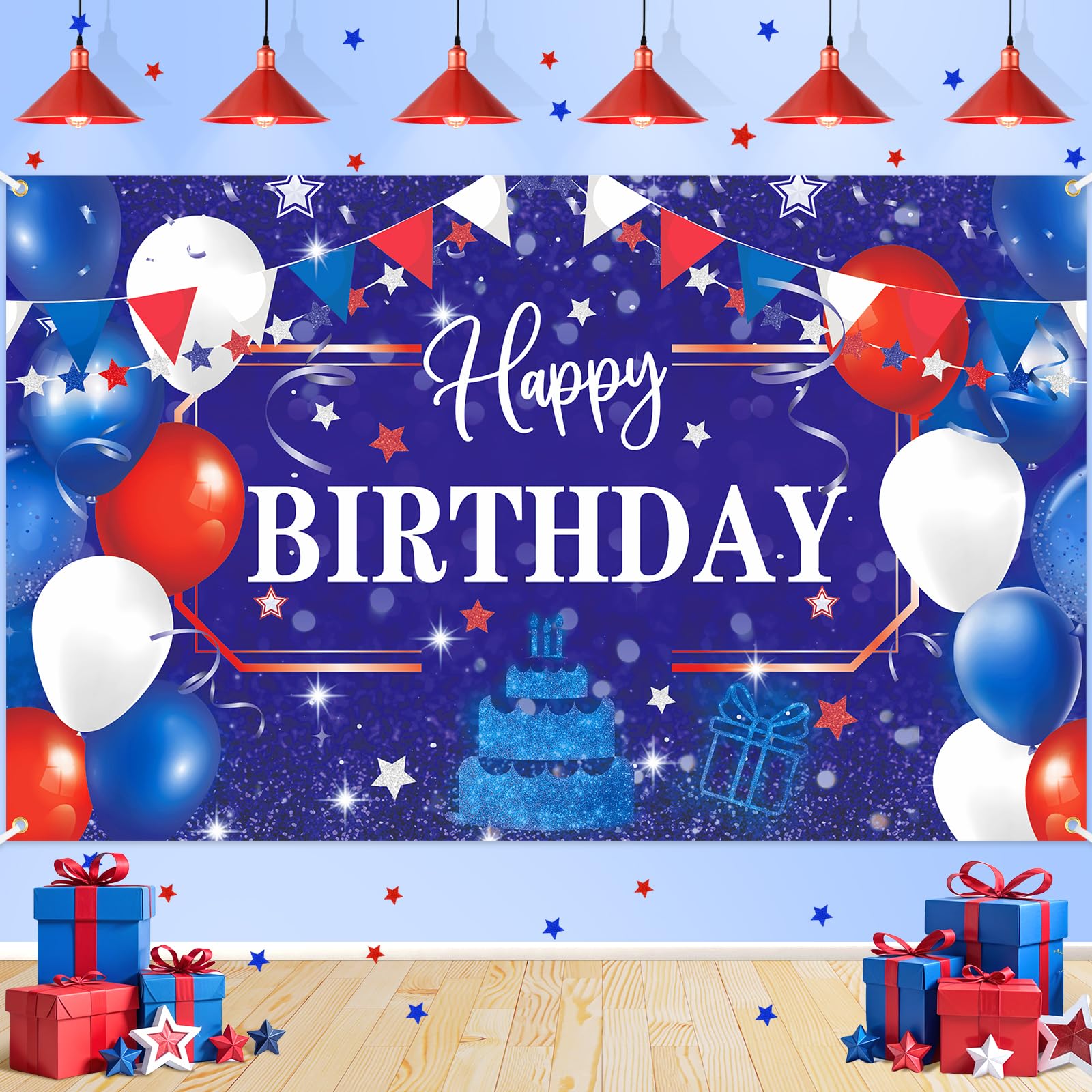 Red White And Blue Birthday Party Decor