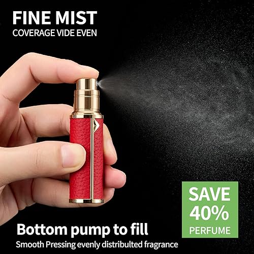 Miniatura 10 de Mini botella recargable de perfume de viaje, pulverizador de colonia portátil de tamaño de viaje, atomizador de perfume, dispensador de perfume de