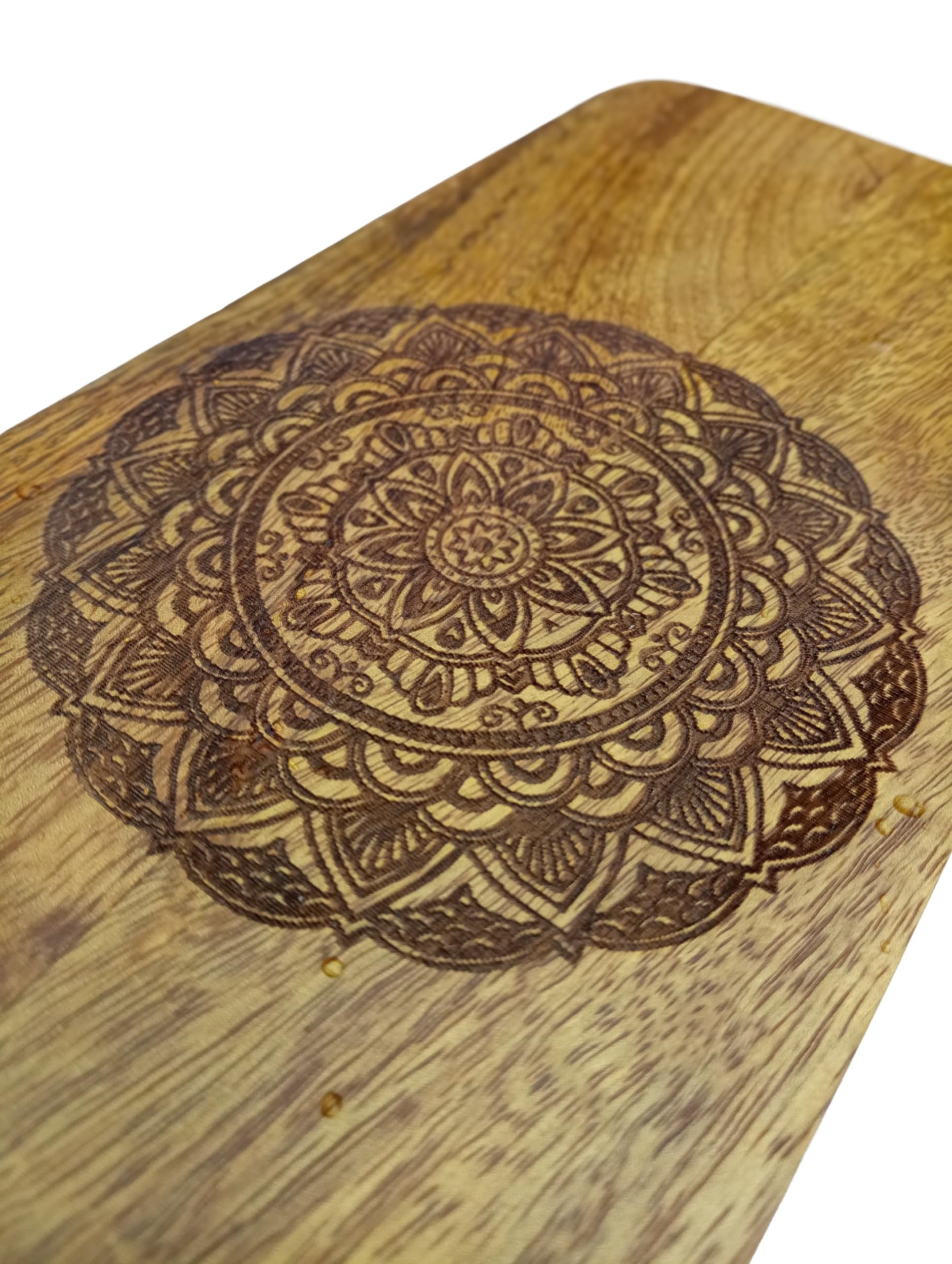 Sadhu - Tavola per pratica yoga, in legno di mango, 100% fatto a mano, 3 misure: 10 mm, 12 mm e 15 mm, allevia la tensione, favorisce la circolazione sanguigna, aiuta ad emicrania disturbi del sonno