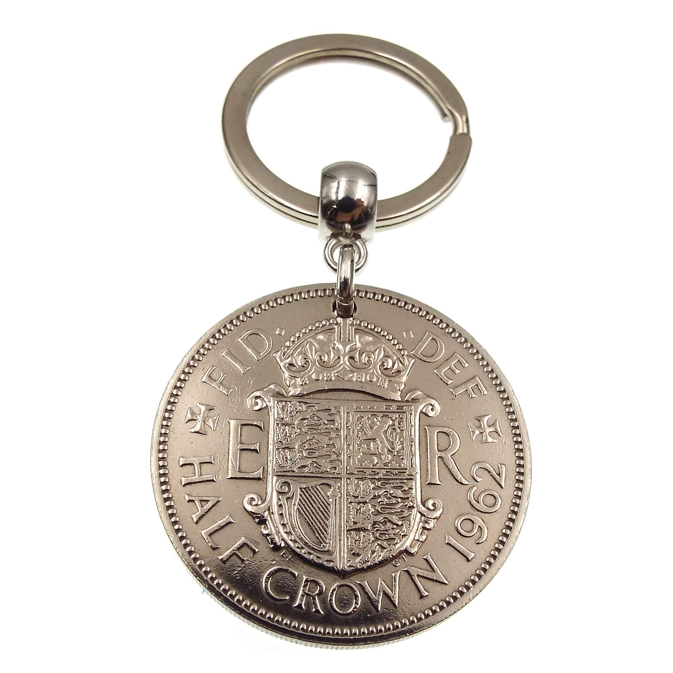 A Silver Dream 1962 Half Crown Coin Keyring
