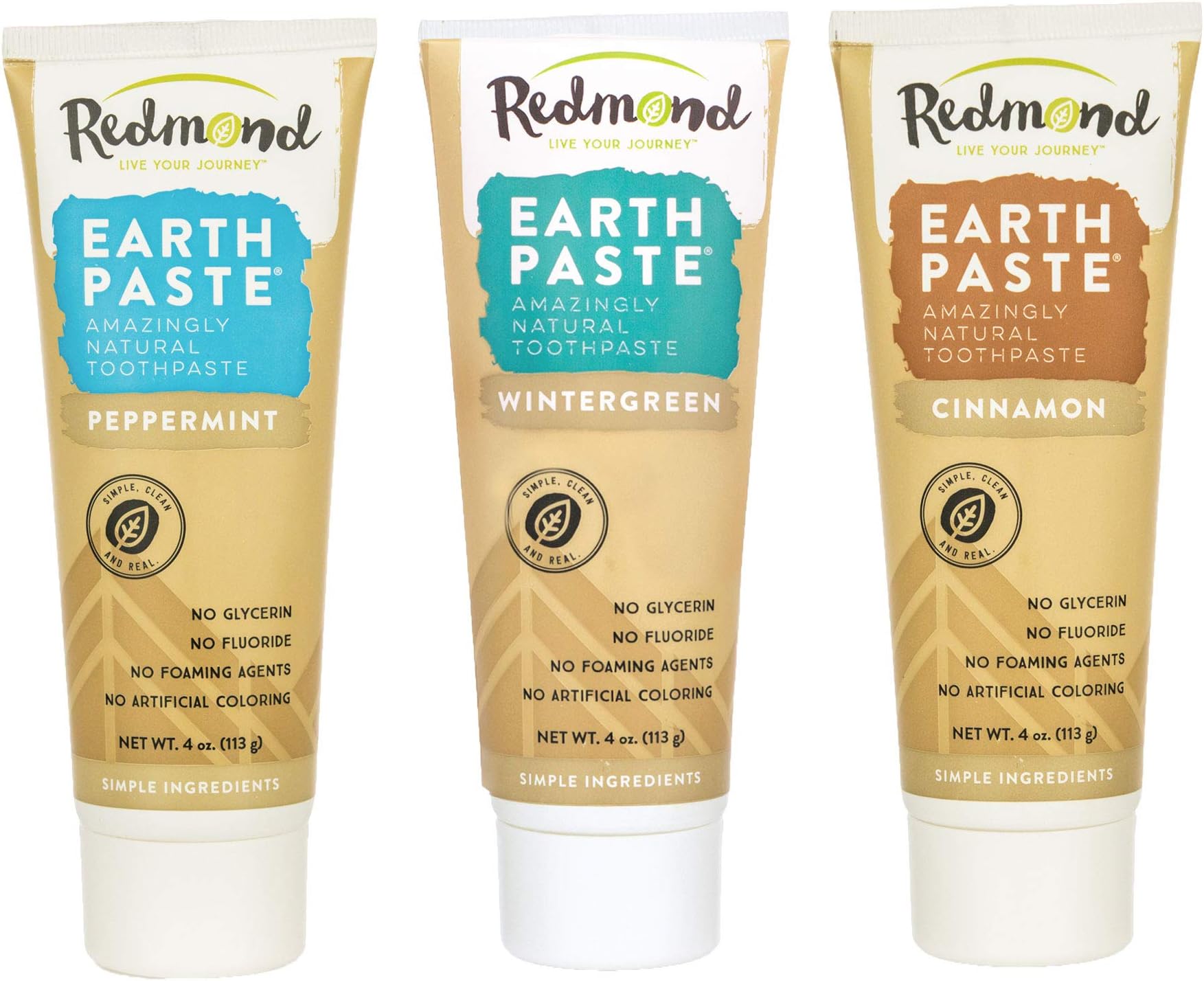 Redmond Earthpaste Natural NonFlouride Toothpaste
