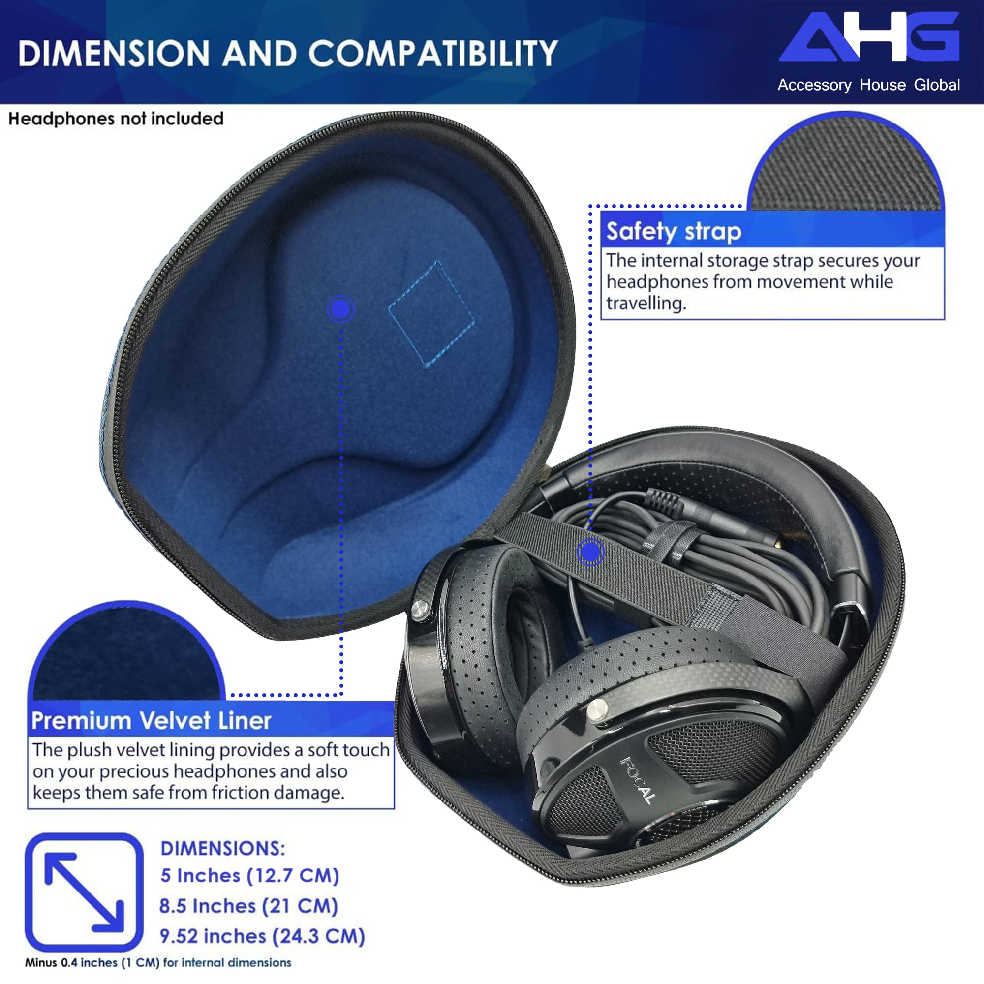 Amazon.com: Premium Carrying case Compatible with Focal Clear MG