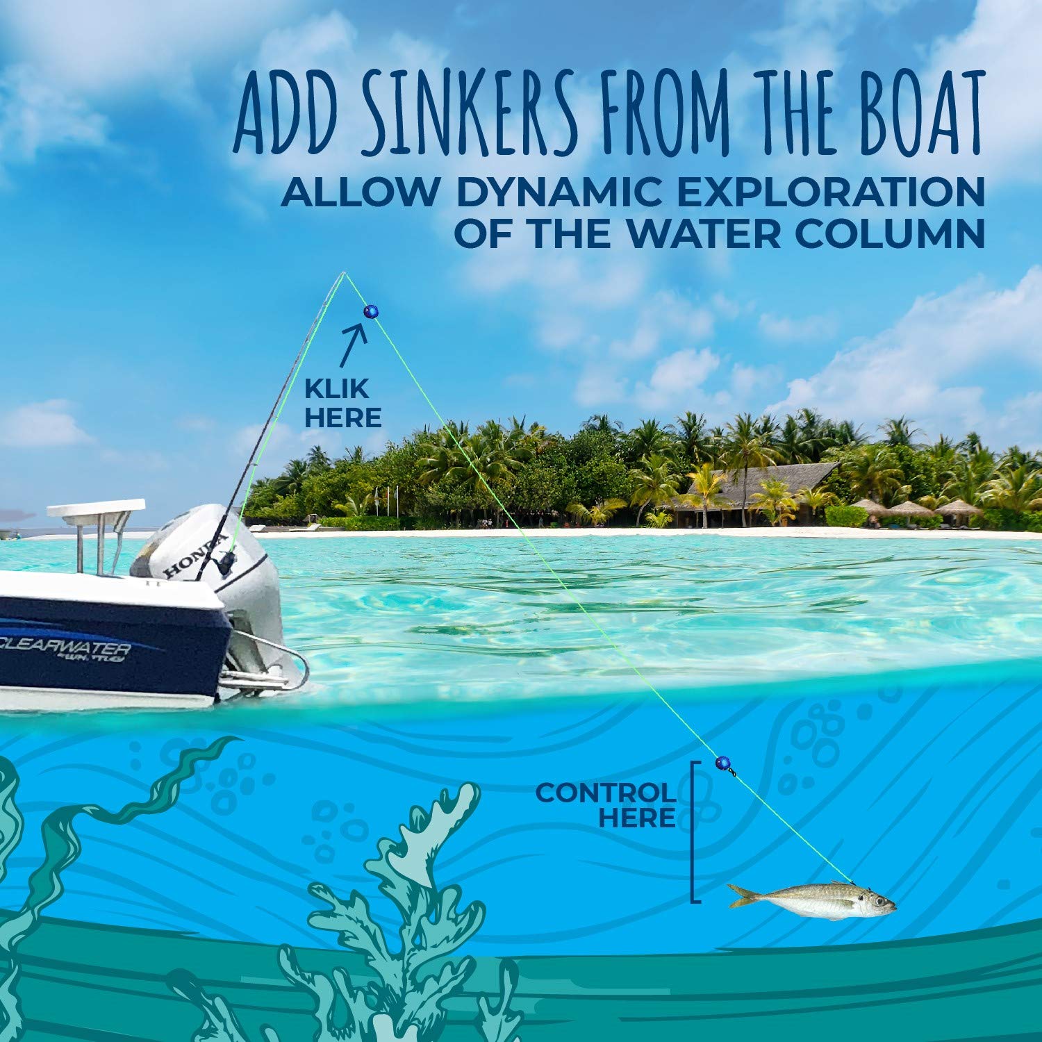 Buy Klik SINKERS Fishing Weights/SinkersPremium 3lb PackAssorted