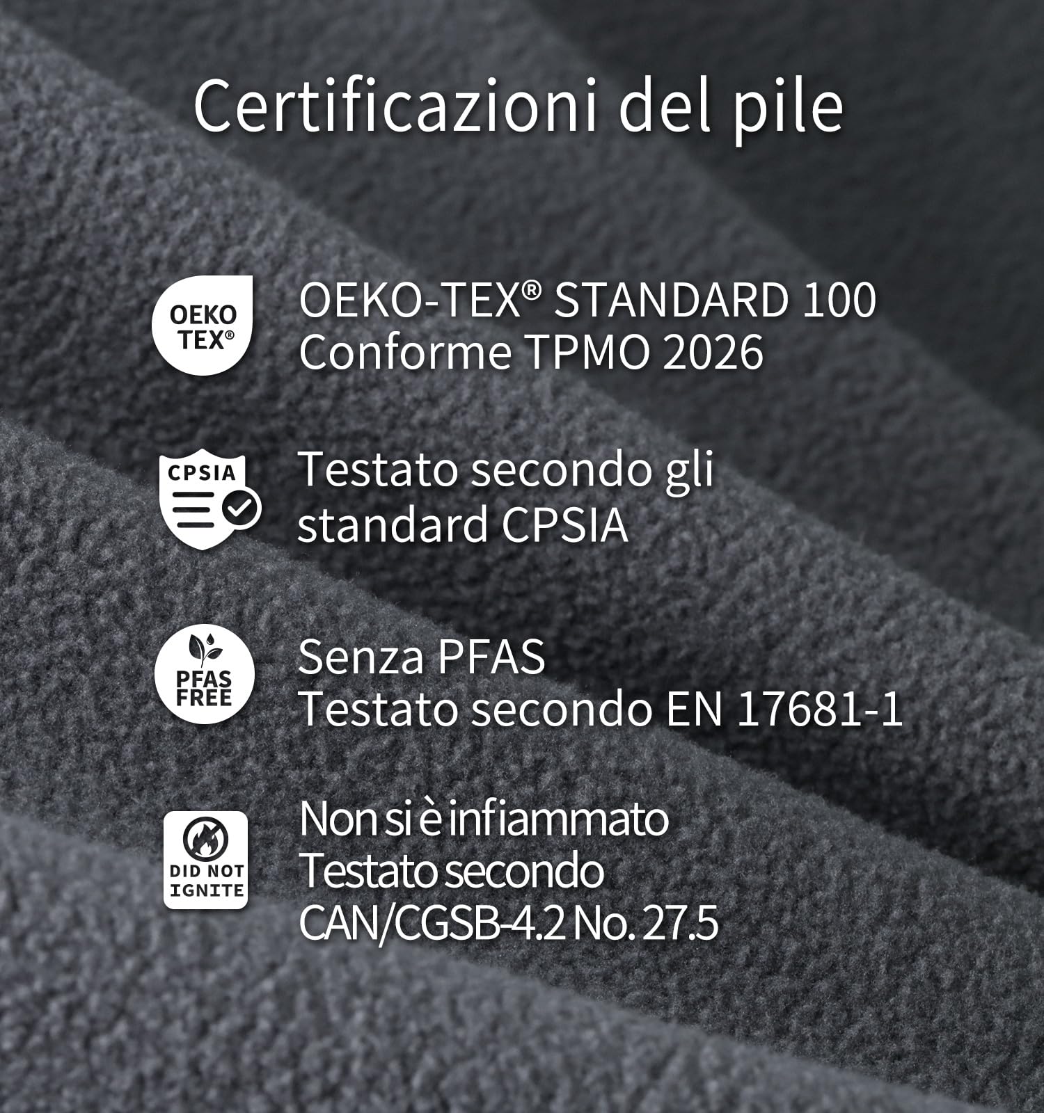 Litume Coperta da Viaggio per Aereo, Calda, Pile Grigio Scuro, Versatile | Calore Tutte le Stagioni, Senza PFAS, Leggera, Campeggio, Escursione, Rifugio, Volo Lungo, Hotel, 170 x 122 cm