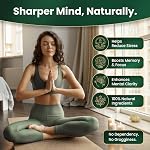 ALL-IN-ONE Brain Supplement | Lion’s Mane, Ashwagandha & Bacopa Monnieri | Natural Nootropic for Focus, Stress Relief & Memory Boost | Brain Essentials+ by BarnHerbs | 180 Capsules | Made in Canada