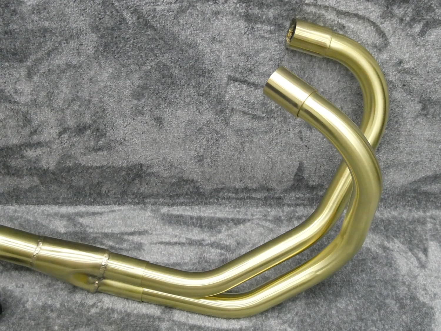 ホーク2 真鍮 侍 TYPE1 クロスメガホン 85スタイル /真鍮マフラー