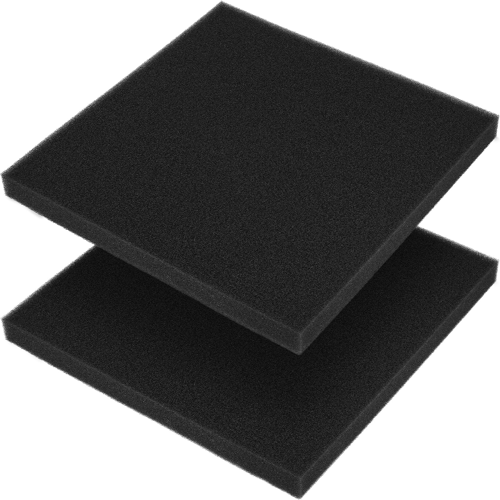 Borlech Aquarium Filter Sponge Pad, Filter Media Foam Sponges, Filter Accessories for Fish Tanks and Ponds (47 x 47 x 4 cm