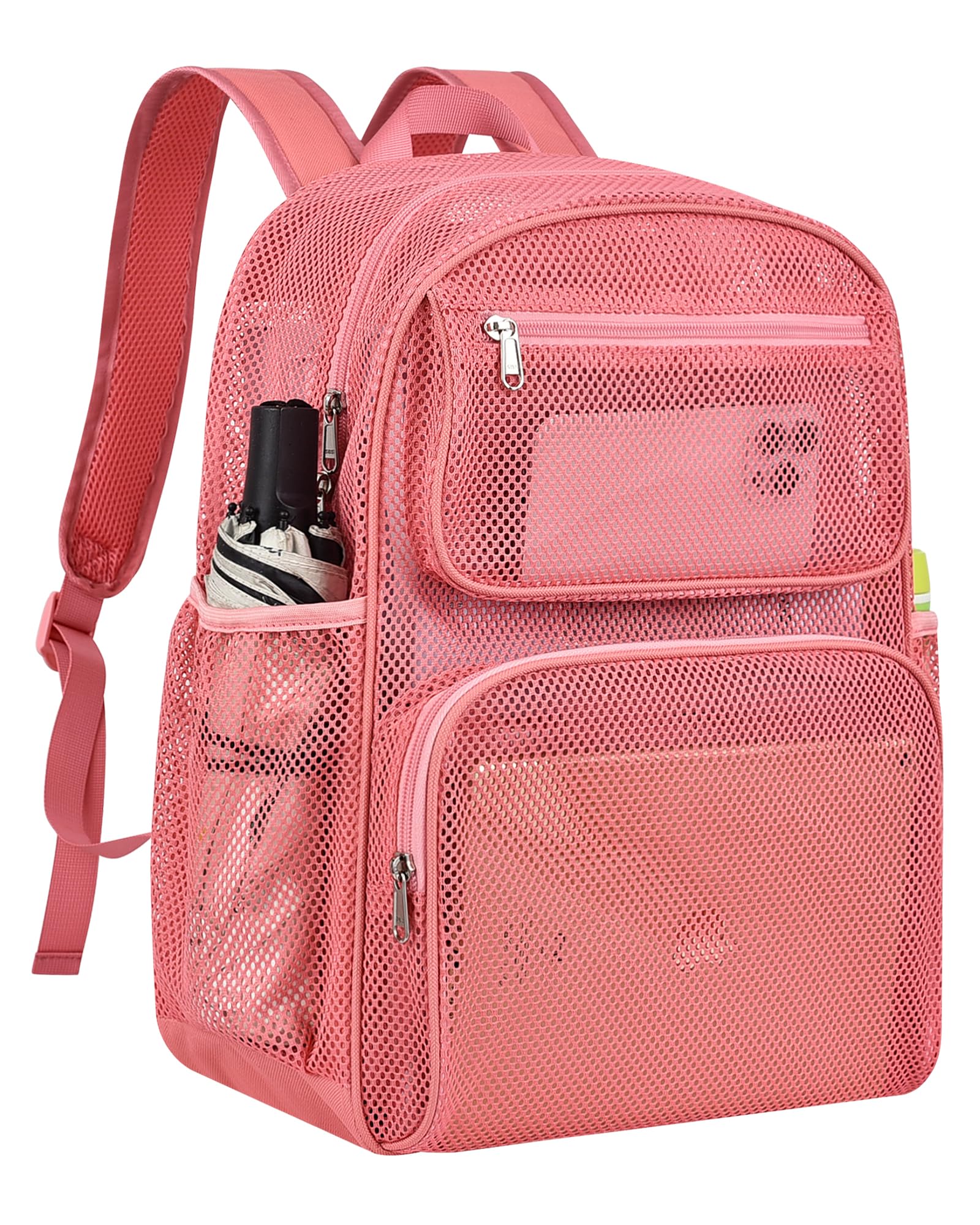 Amazon.co.jp: インナーコンパートメント付きメッシュバックパック