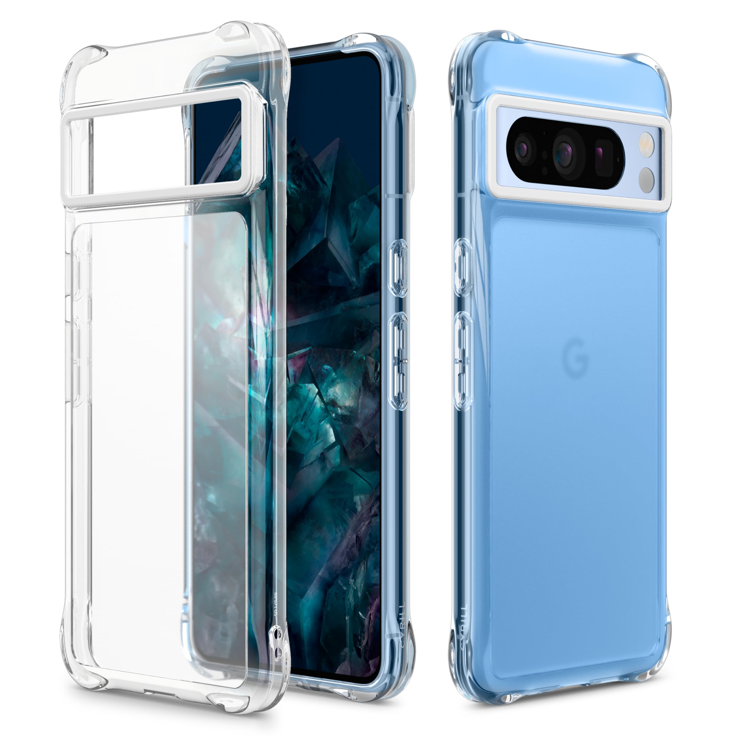 CYRILL Spigen UltraSheer Compatible with Google Pixel 8 Pro Case Clear (2023) - Matte Clear (B0C2DJXC67) Amazon Price History, Amazon Price Tracker