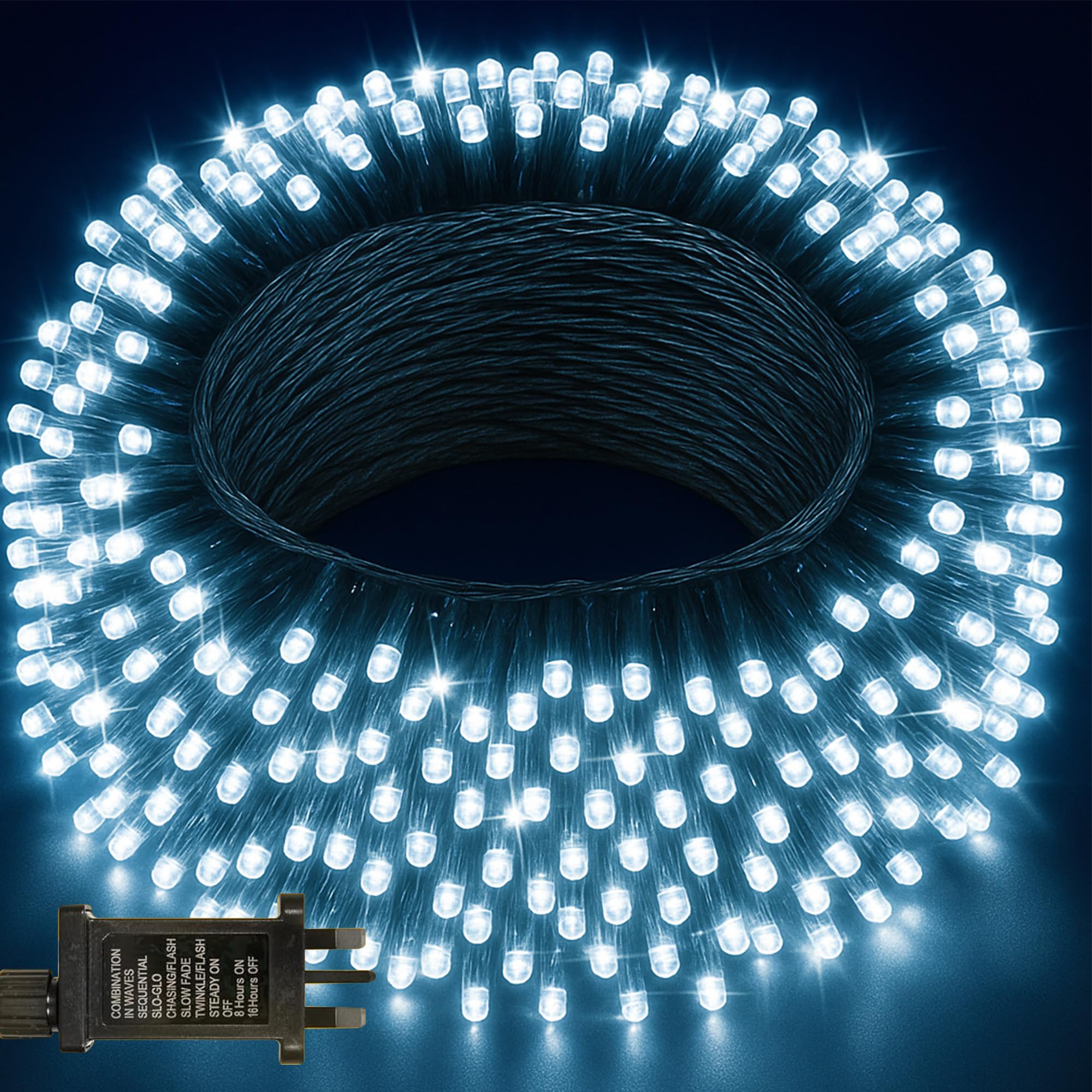 CNMTCCO Luci Fiabesche LED A Batteria - 10 Pezzi Da 2 Metri Cadauna - Filo Sottile Impermeabile Per Decorazioni Interne - Matrimoni E Feste - 3