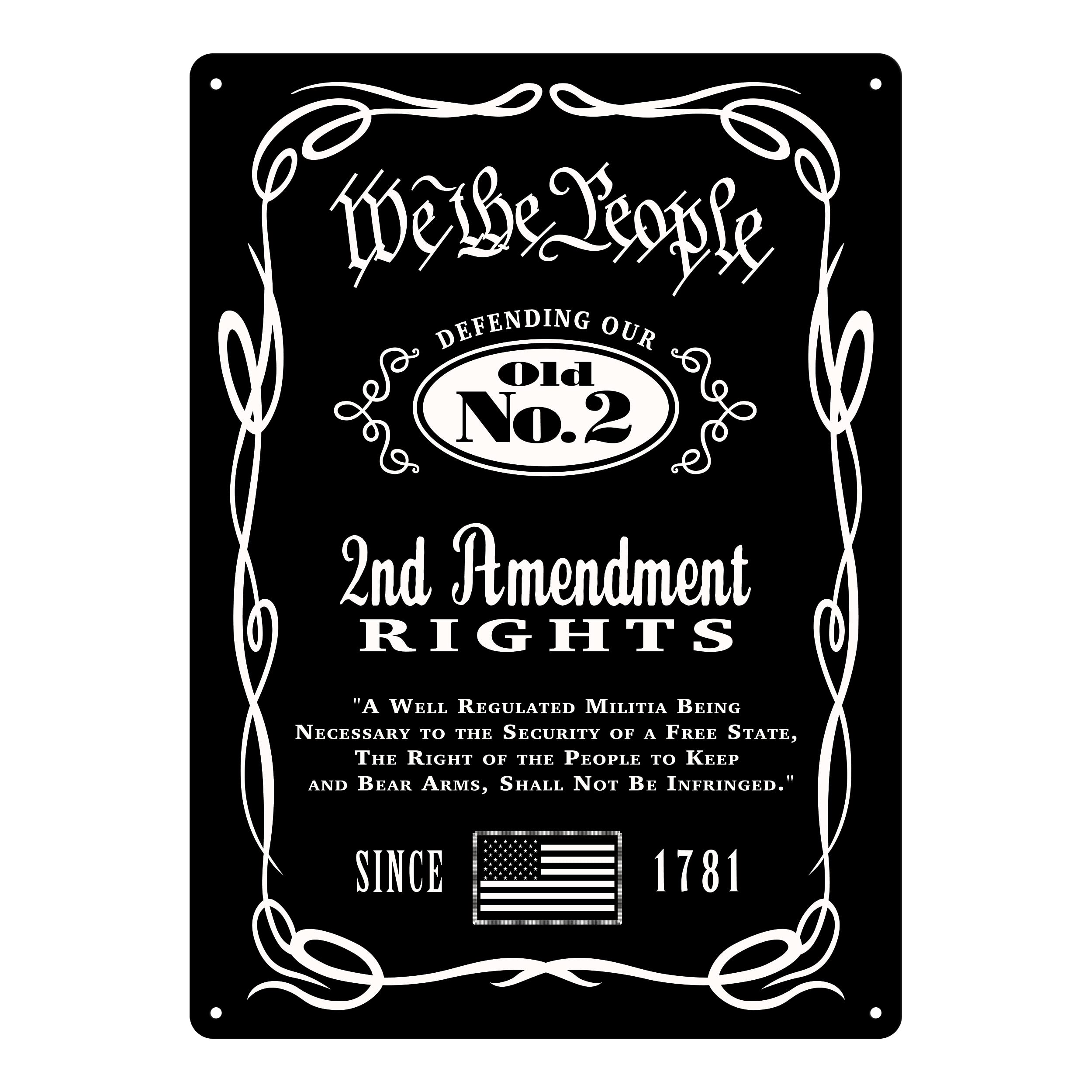 Rivers Edge Products Rivers Edge Products 12 x 17 Retro Metal Tin Sign - Weatherproof Metal Wall Art