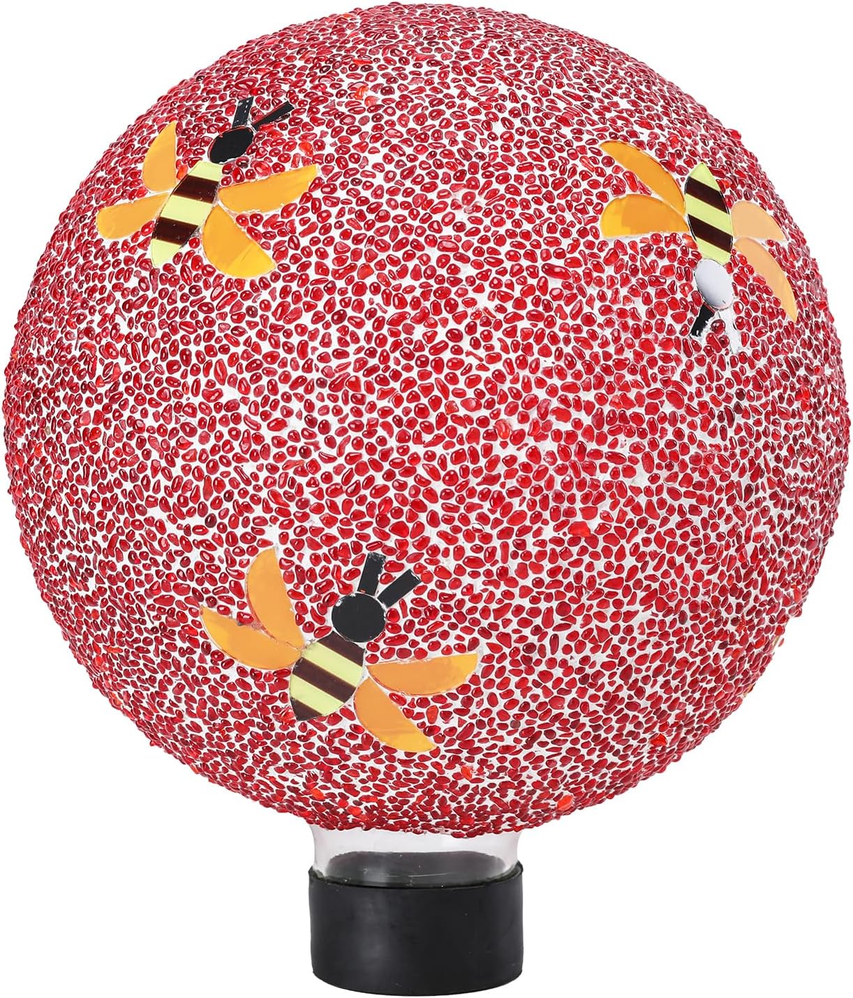 Photo 1 of VCUTEKA Gazing Ball, 8" Glass Gazing Balls Sphere for Garden Lawn Outdoor Ornament Yard Decorative, Bee