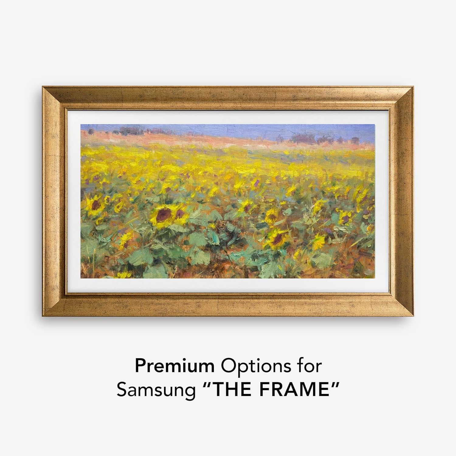 Lisbon Gold Handmade TV Frame – Compatible ONLY with Samsung The Frame
