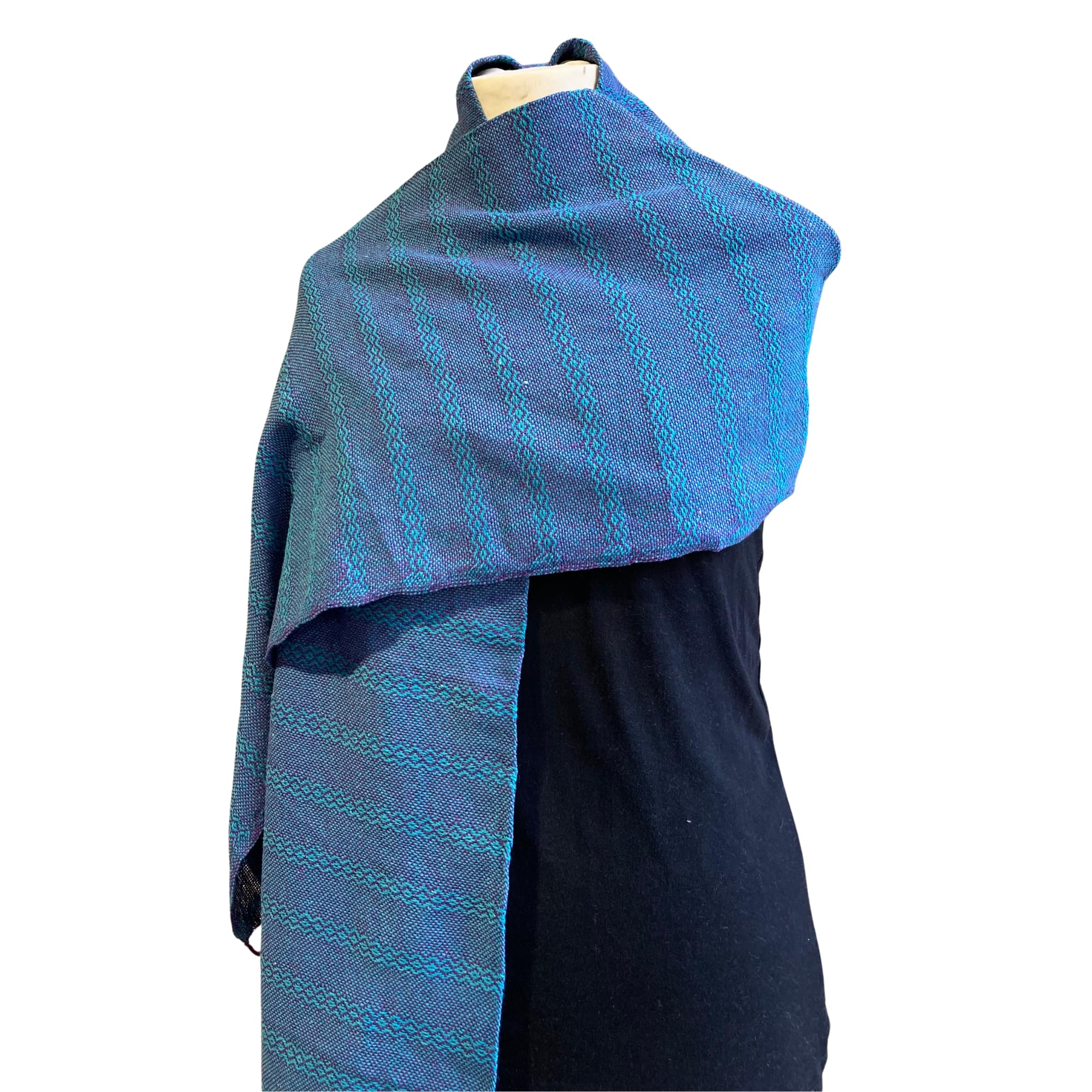 Genérico Rebozo mexicano artesanal de algodón La Revuelta – Hecho a mano en Tlaxcala, tejido tradicional, diseño auténtico