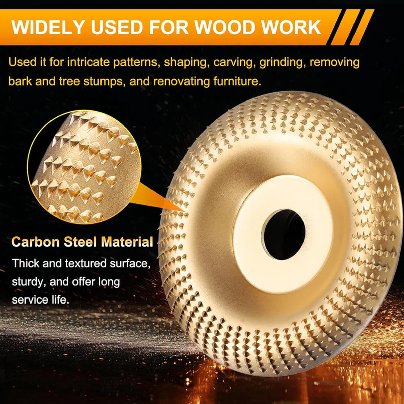 Disco abrasivo de madera