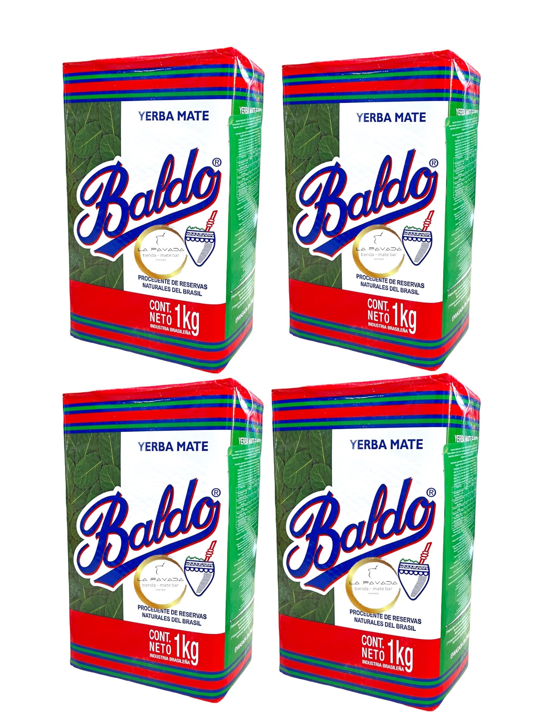 BALDO - Yerba mate P.U.1 - PACK 4un x 1kg