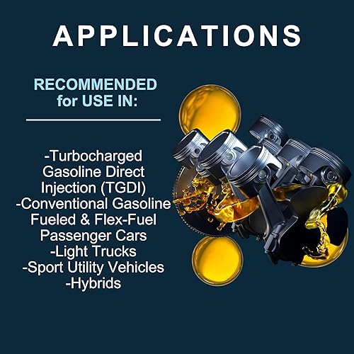 Miniatura 4 de Presidential Synthetic Blend 5W30 - Aceite de motor y lubricantes industriales para rendimiento y protección del motor de gasolina, fabricado en