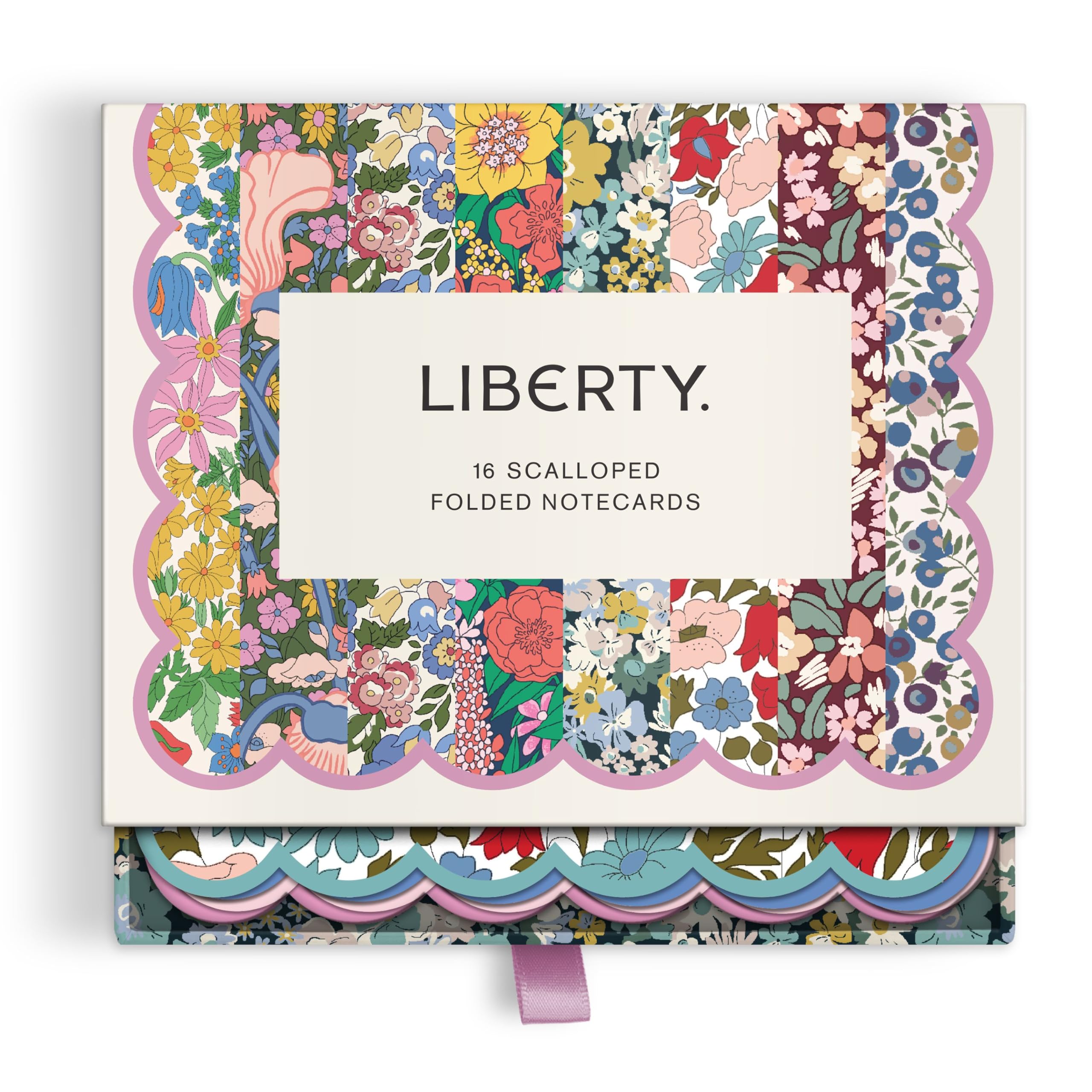 Liberty Premium Notecard Set by Galison (Postcard book or pack)