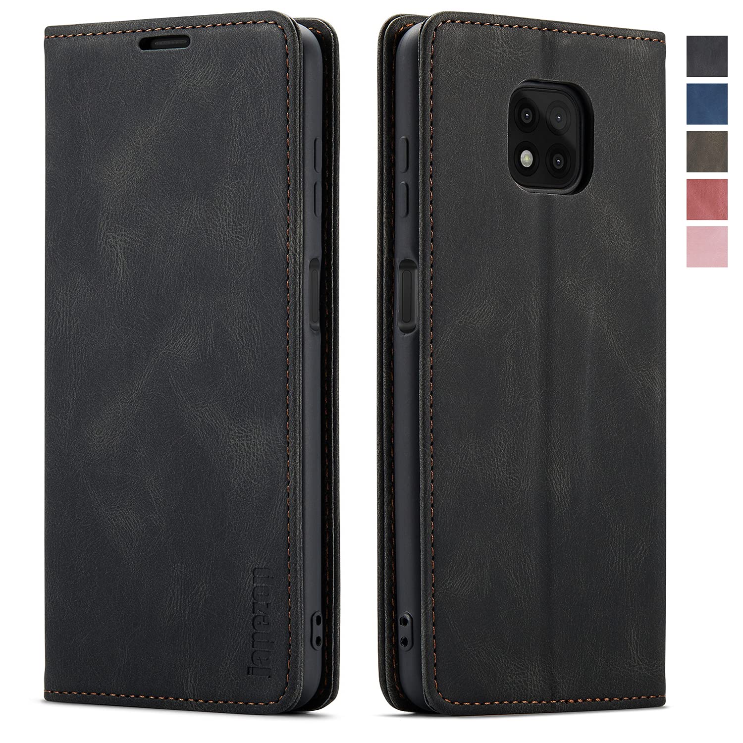 japezop for Moto G Power 2021 Wallet Case with [RFID Blocking] Card Holder Kickstand Magnetic,Leather Flip Case for Moto G Power 2021 6.6 inch-Black