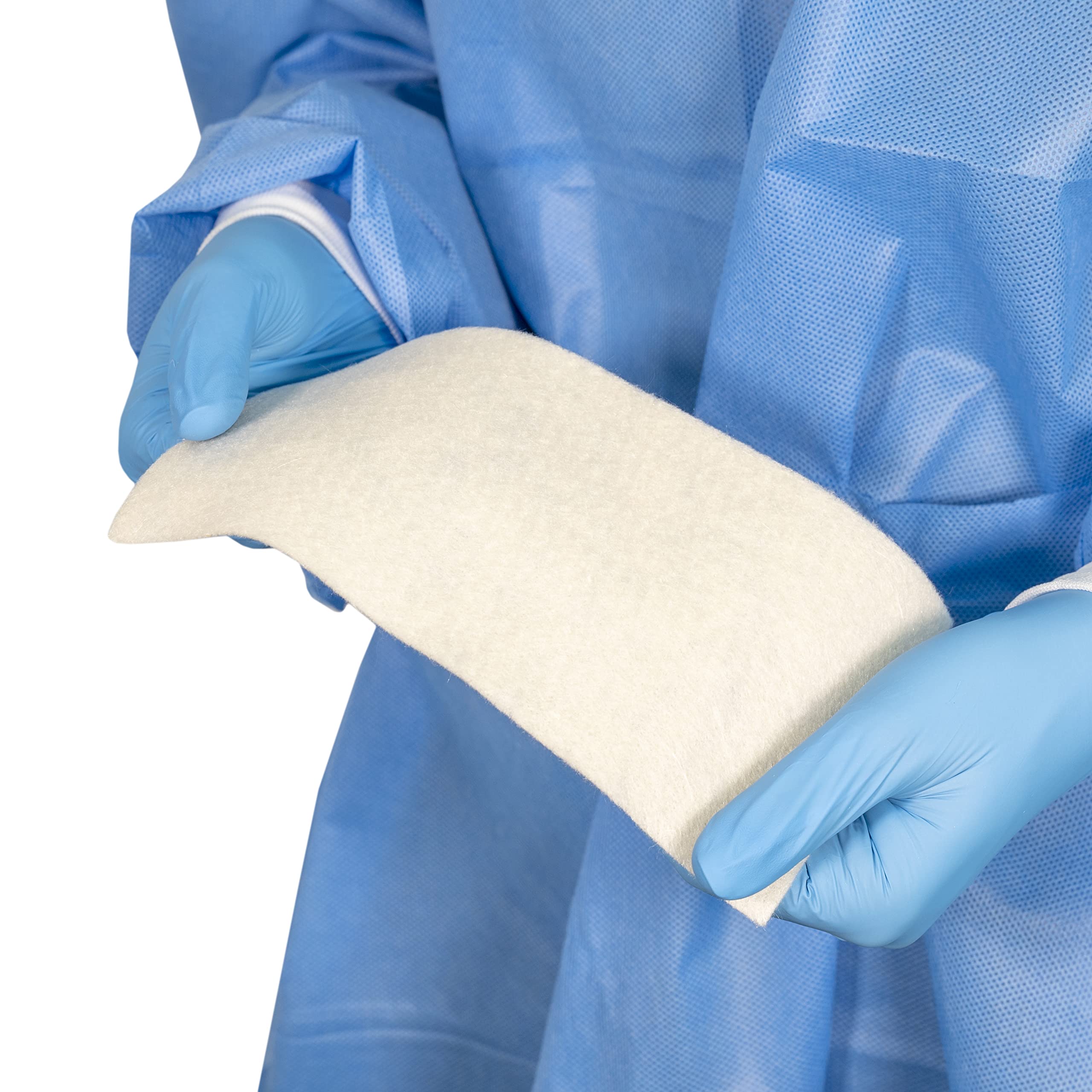TOUCHMED Medicazione Sterile in Fibre di Alginato di Calcio - 10x10 cm - Elevata Assorbenza - Azione Emostatica - Monouso - Busta Singola da 1 Pezzo - Confezione da 20 Buste