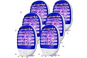 6 Pack Bug Trap Plug In Indoor for Flying Insect Mosquito
