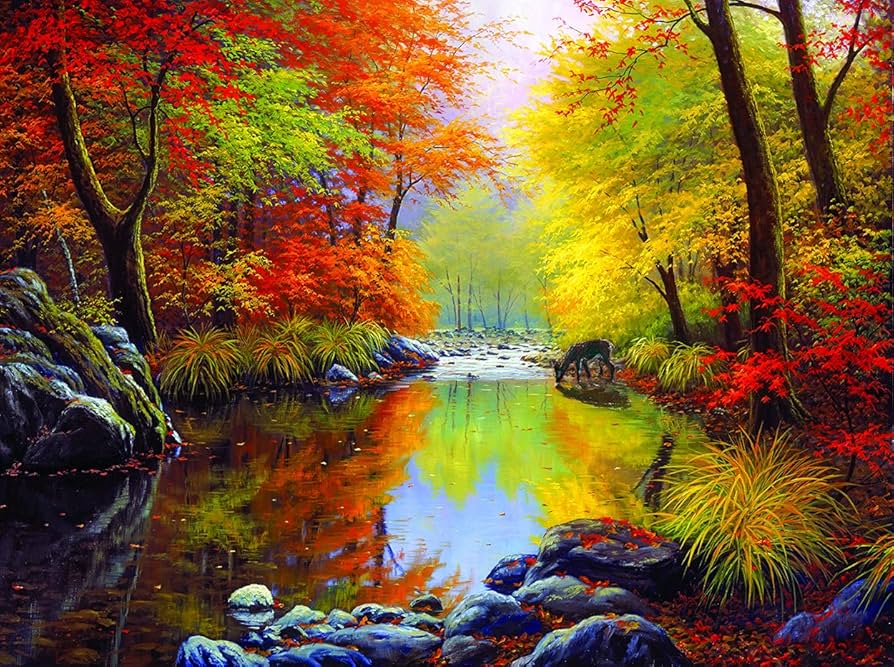 Last Sanctuary ラスト・サンクチュアリ　1000ピース Amazon.com: SUNSOUT INC - Autumn Sanctuary - 1000 pc Jigsaw