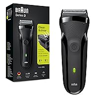 Braun Series 3 300 Rasoio Da Barba Elettrico Da Uomo Con 3 Lame Flessibili