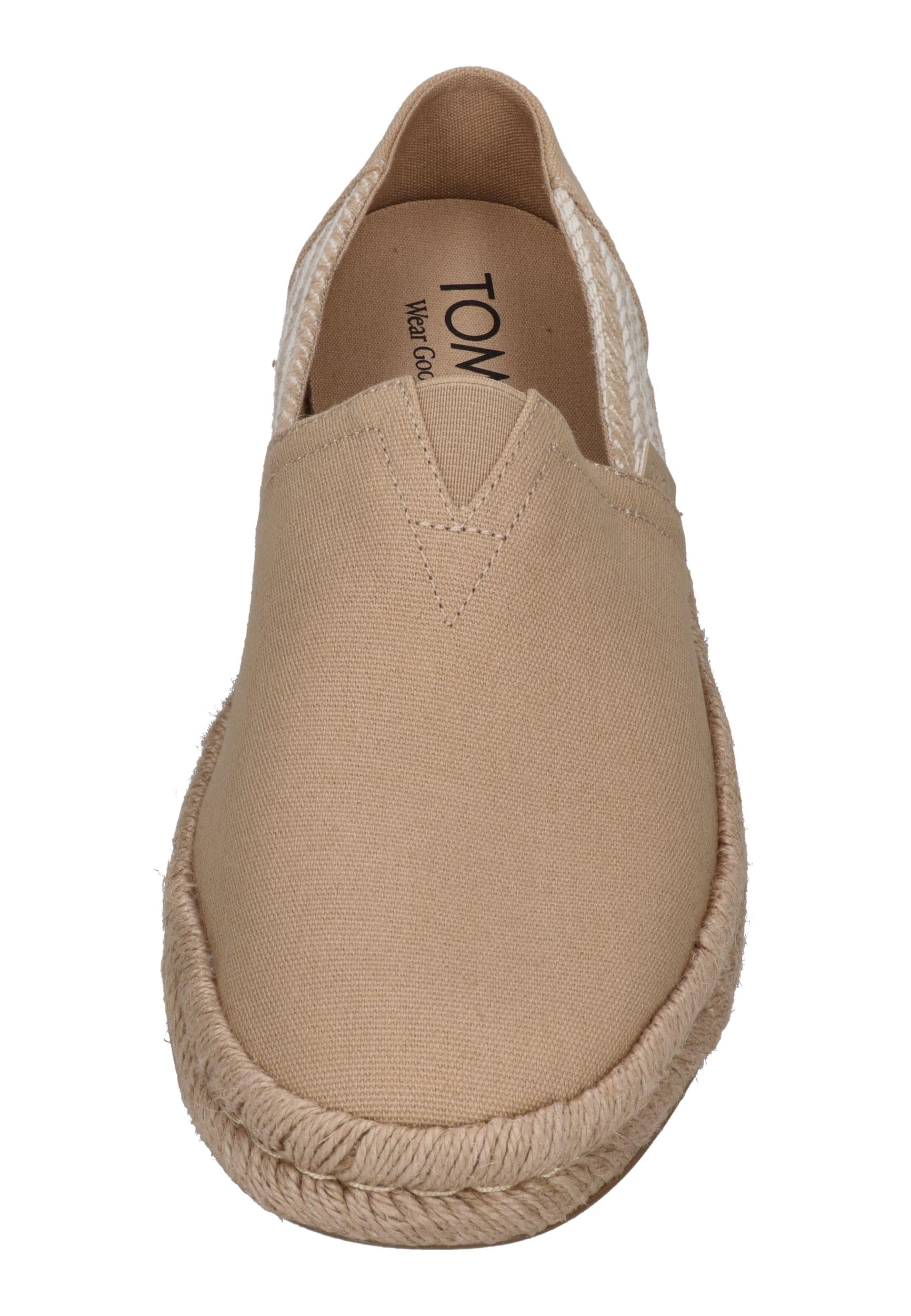 TOMS Herren Espadrilles Alpargata Rope 2.0 10023184 Oatmeal Nautical Stripe