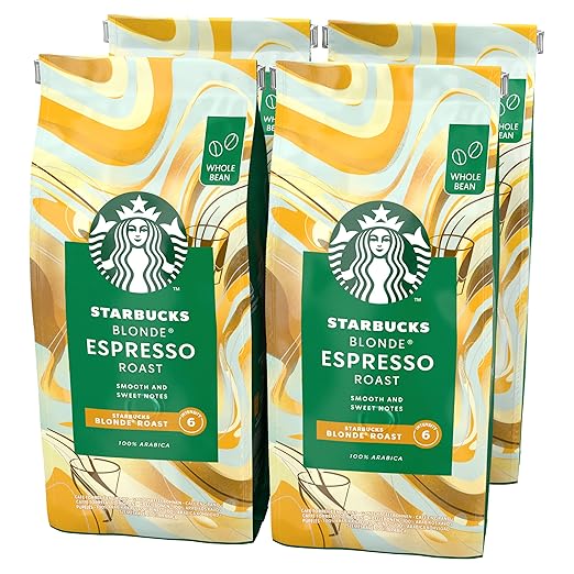 STARBUCKS Blonde Espresso Roast, Helle Röstung, Ganze Kaffeebohnen 450g