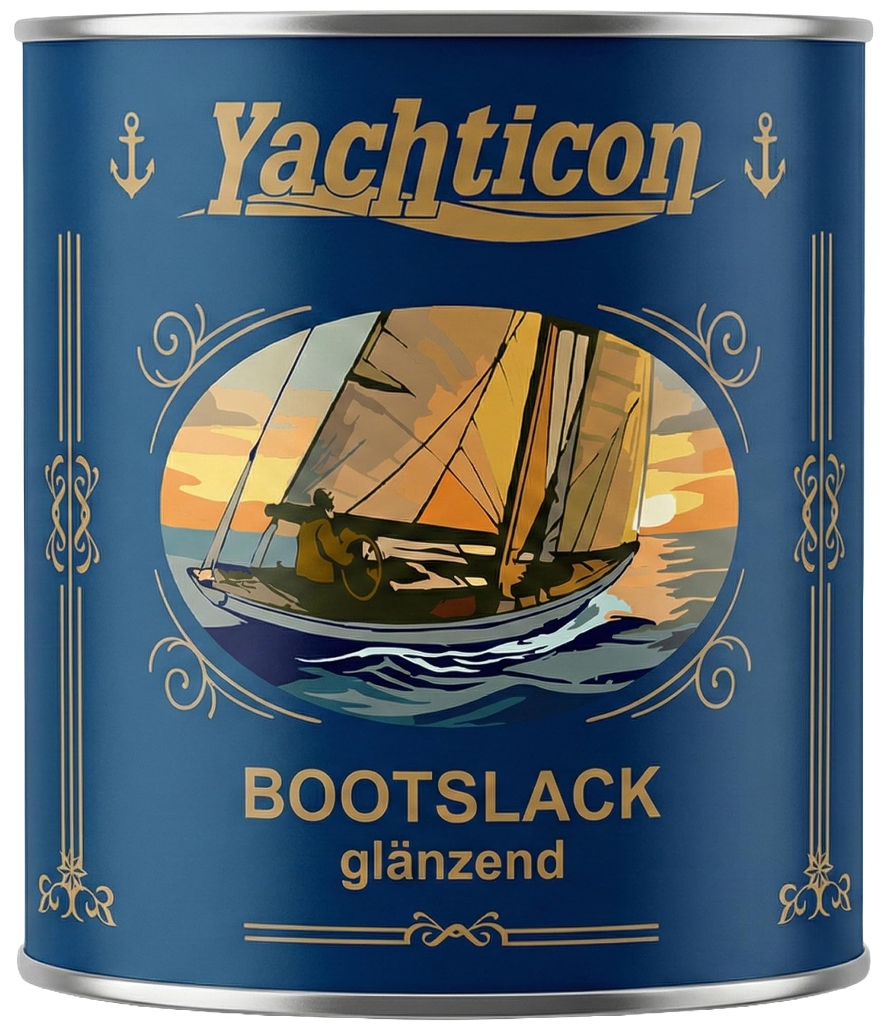 YACHTICON Bootslack 1K Klarlack | Glänzend & Seidenmatt | Premium Holzlack für Boot, Parkett & Möbel | Wetterfest, UV-Stabil & Blockfest | Made in Germany
