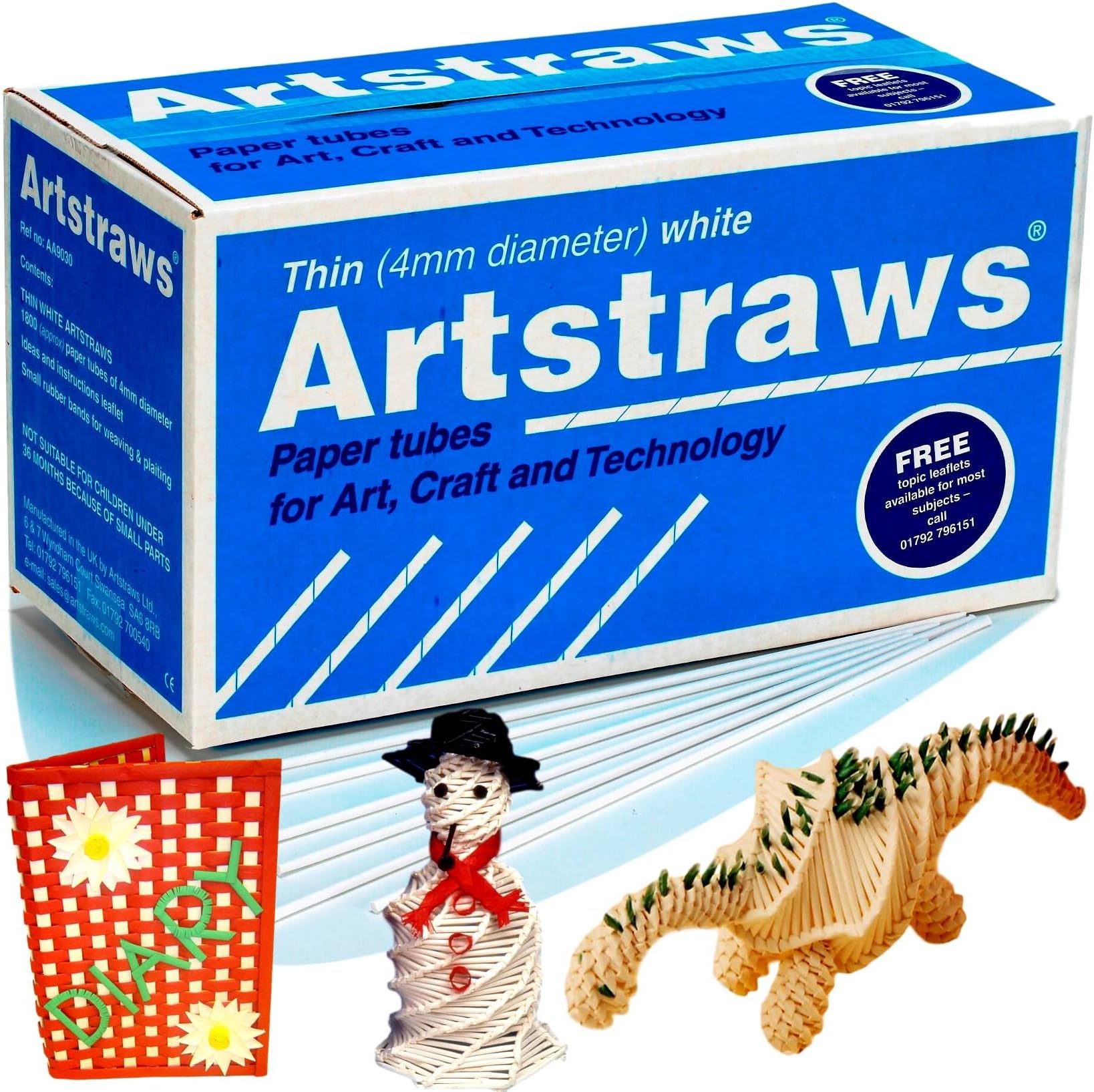 Artstraws School Pack (Thin White)