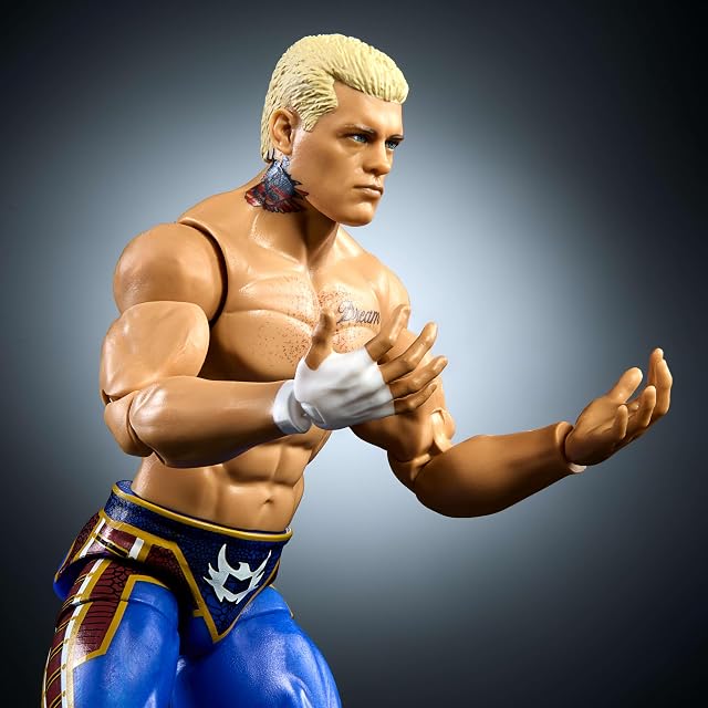 Foto 3 de 6 de Mattel WWE Top Picks Elite - Juego de Figura de acción y Accesorios, The American Nightmare Cody Rhodes de 6…