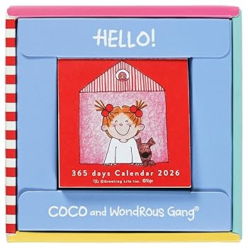 Amazon | グリーティングライフ 2026年 カレンダー ココちゃん