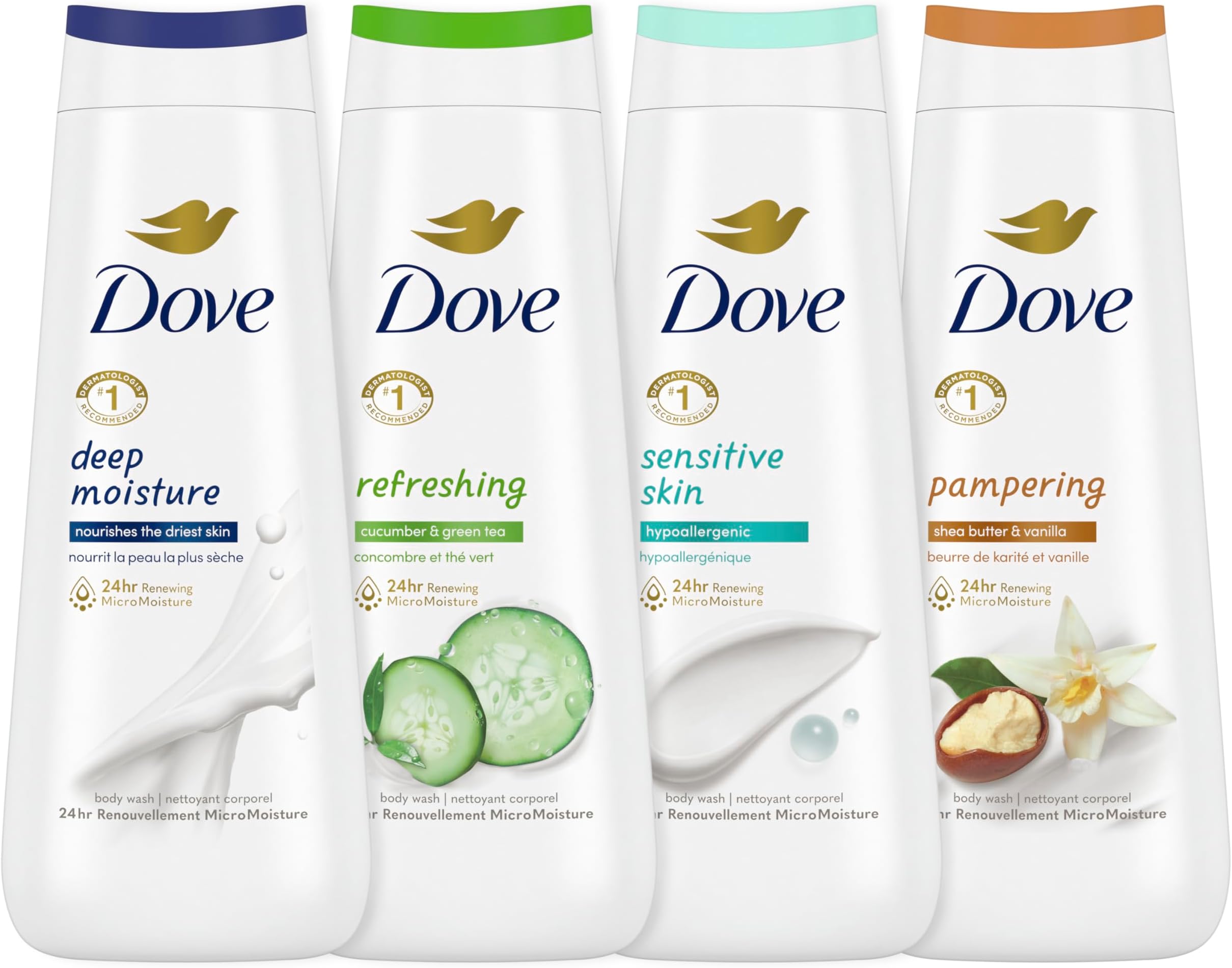 Amazon.com : Dove x Crumbl Moisturizing Liquid Body Wash | Lemon Glaze ...