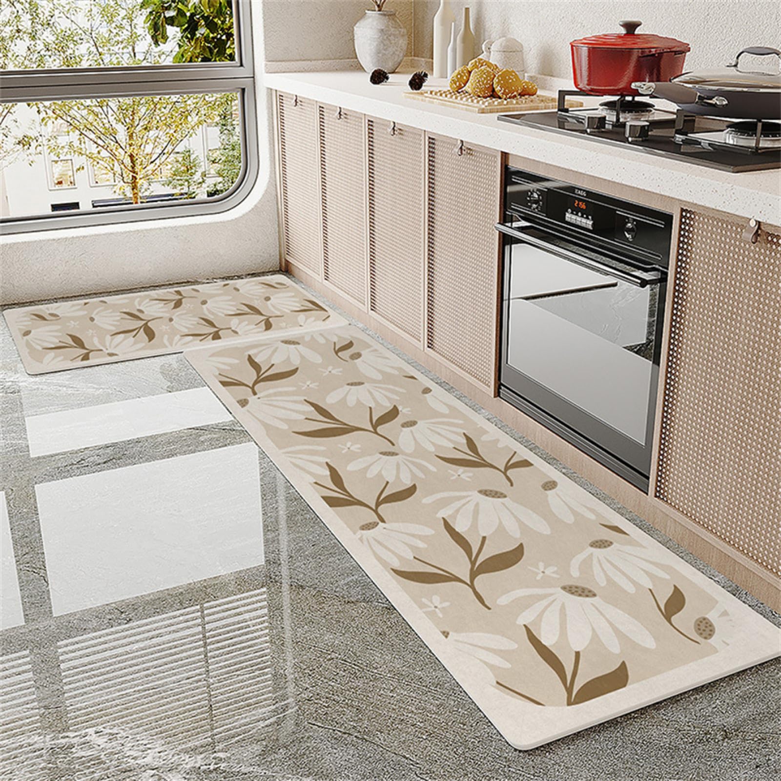 Tapis de sol cuisine pour l'intérieur et le couloir long format 80x200 cm
